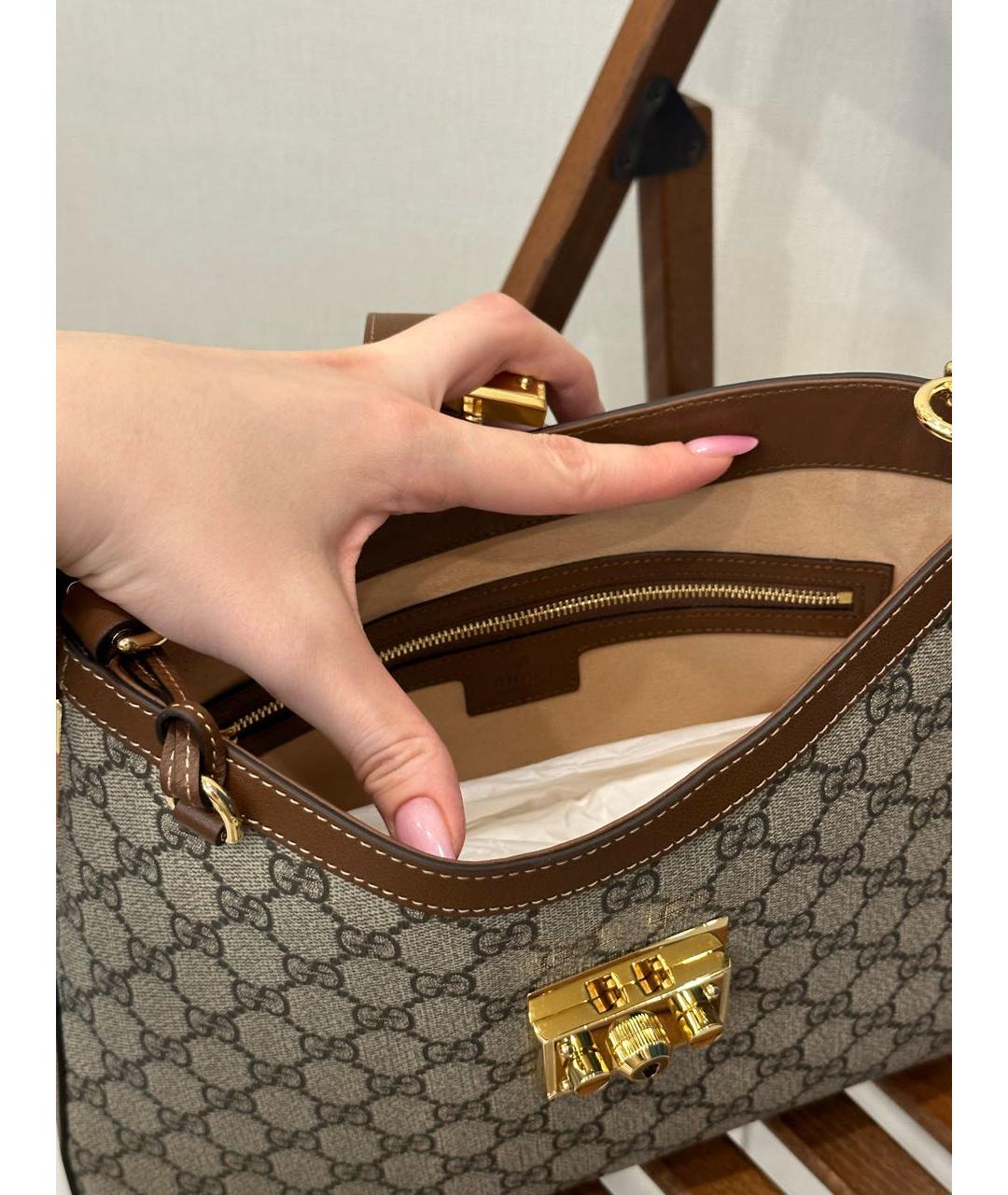 GUCCI Бежевая сумка через плечо, фото 6