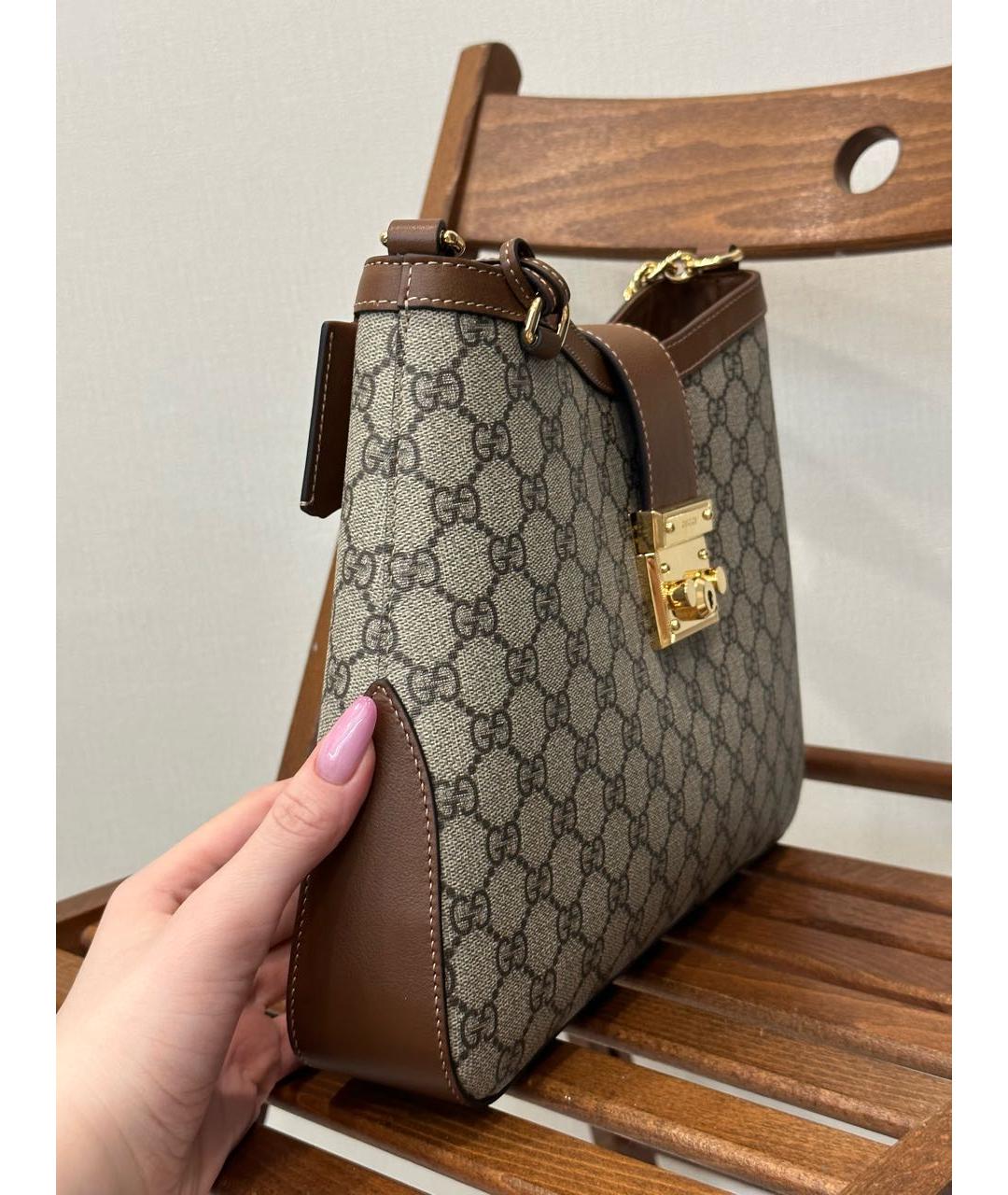 GUCCI Бежевая сумка через плечо, фото 3