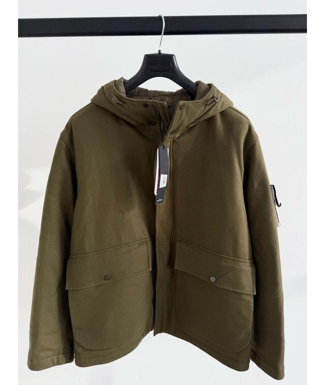 STONE ISLAND Хаки куртка, фото 2