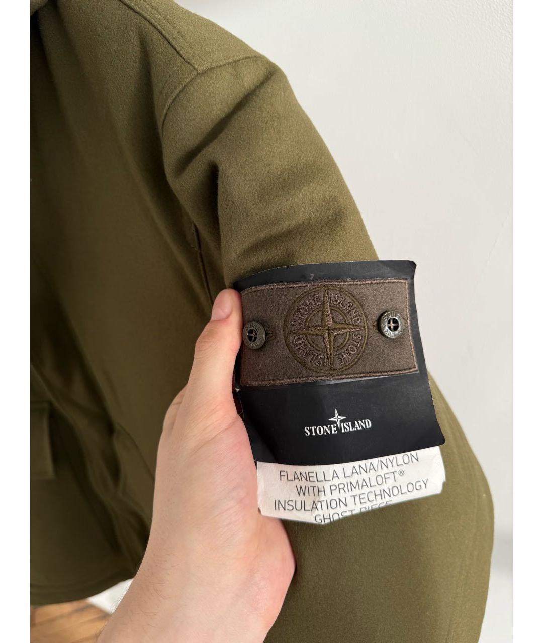 STONE ISLAND Хаки куртка, фото 5