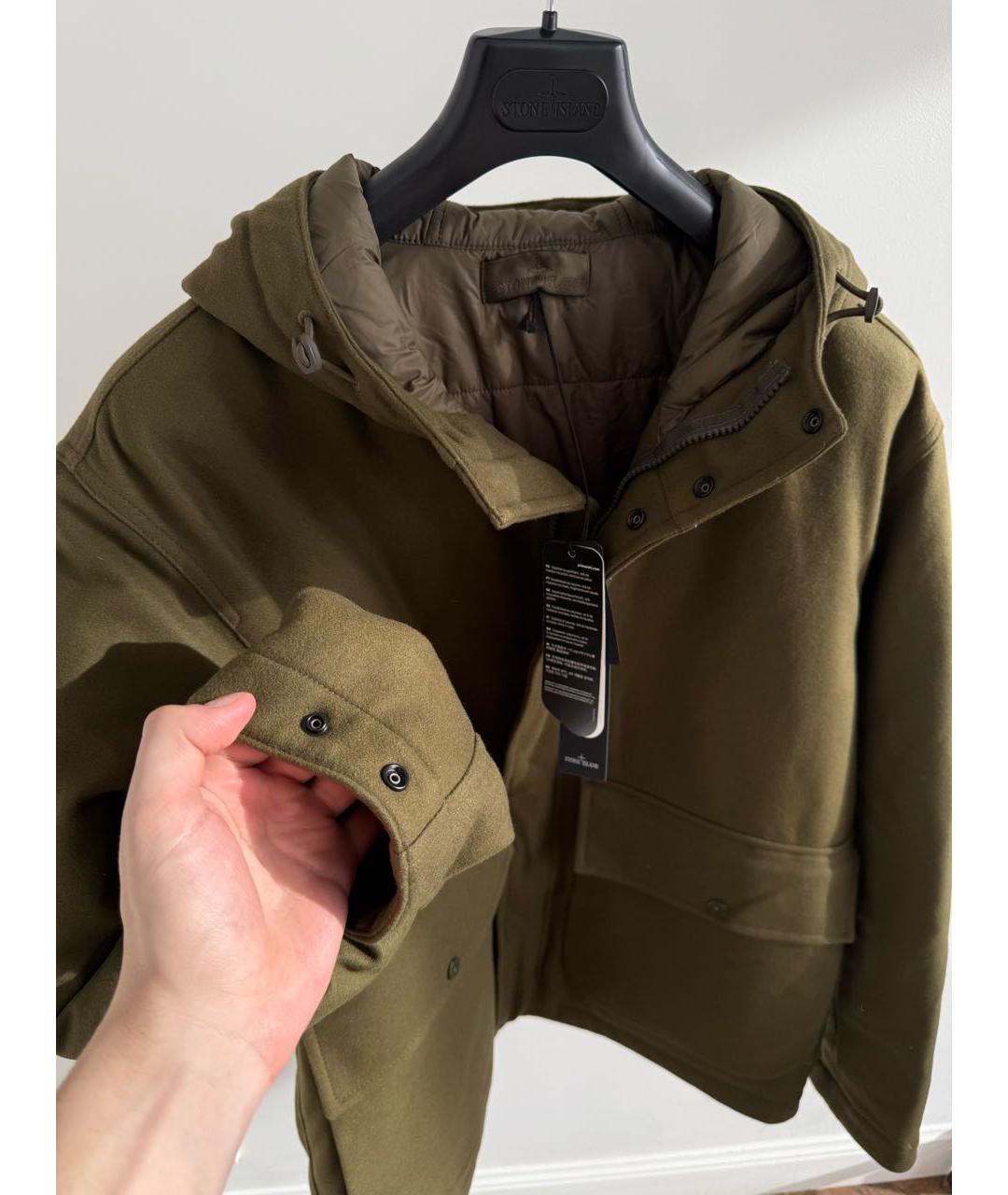 STONE ISLAND Хаки куртка, фото 4