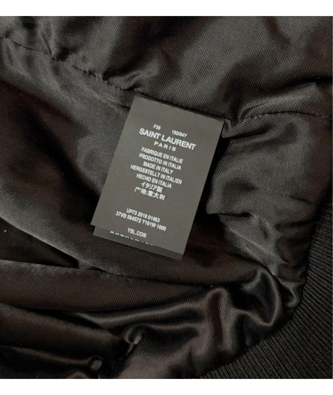 SAINT LAURENT Черный кардиган, фото 5