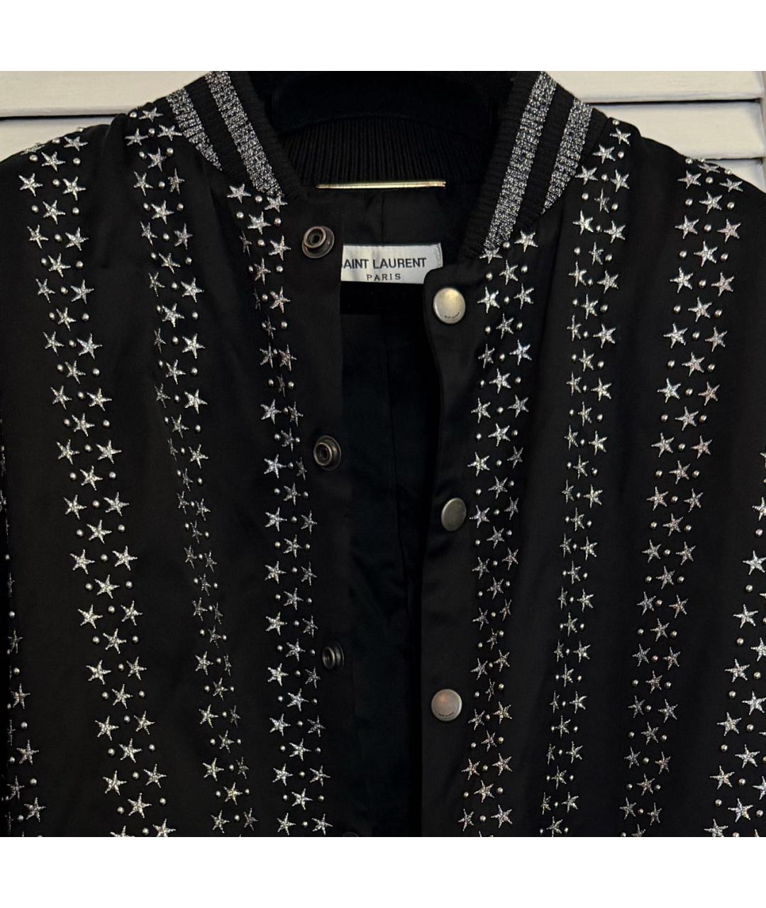 SAINT LAURENT Черный кардиган, фото 4