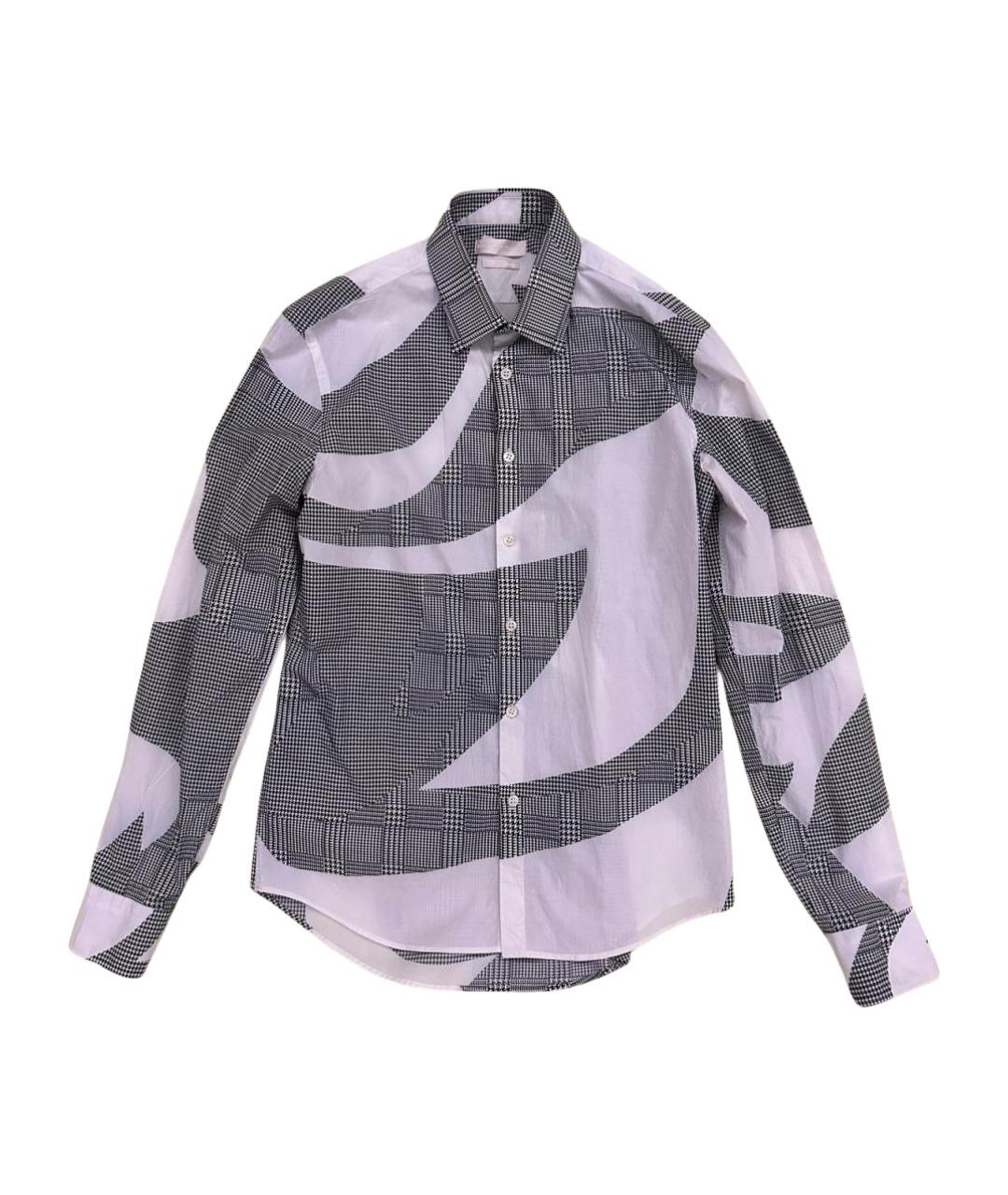 ALEXANDER MCQUEEN Серая хлопковая кэжуал рубашка, фото 1