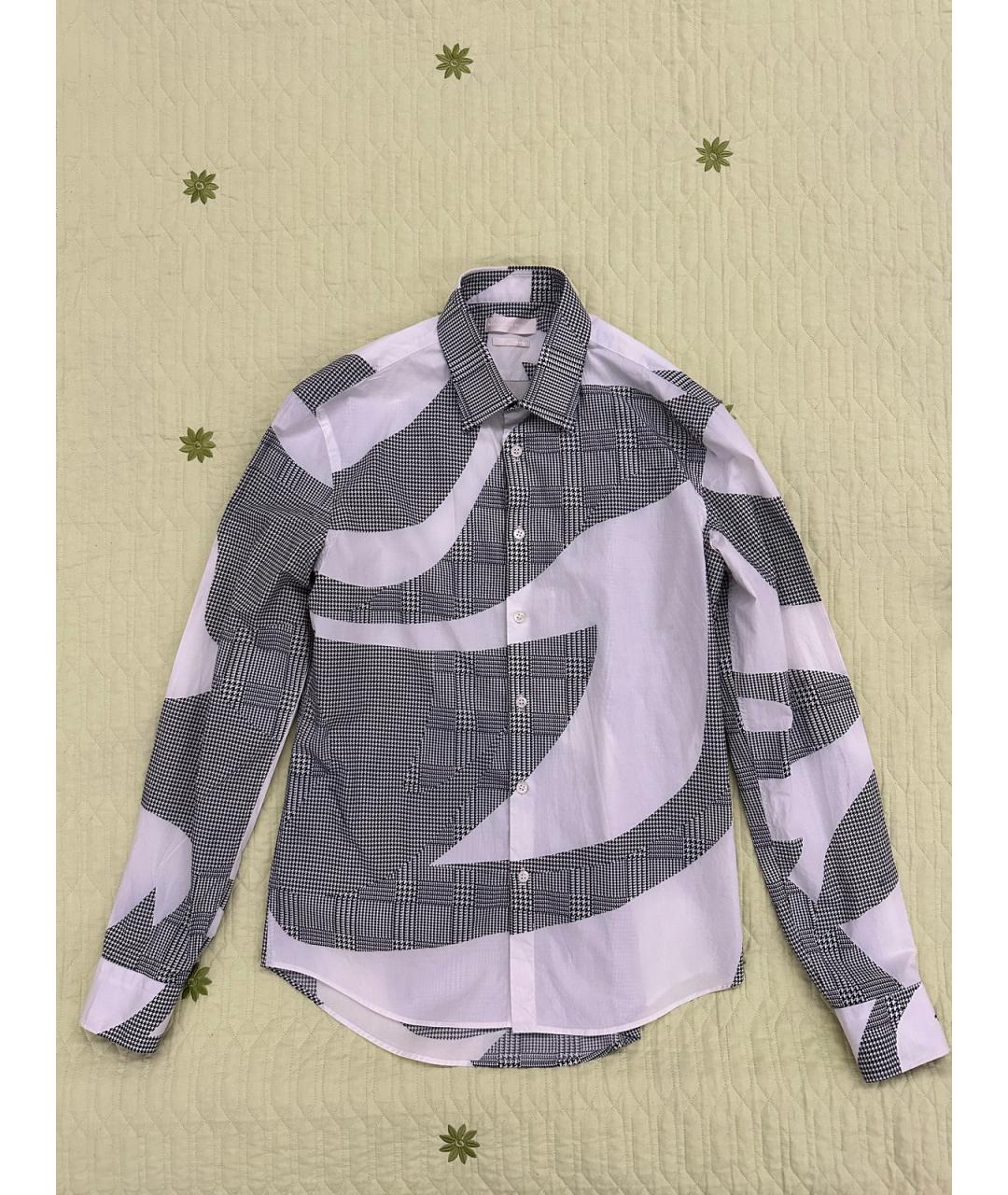 ALEXANDER MCQUEEN Серая хлопковая кэжуал рубашка, фото 10