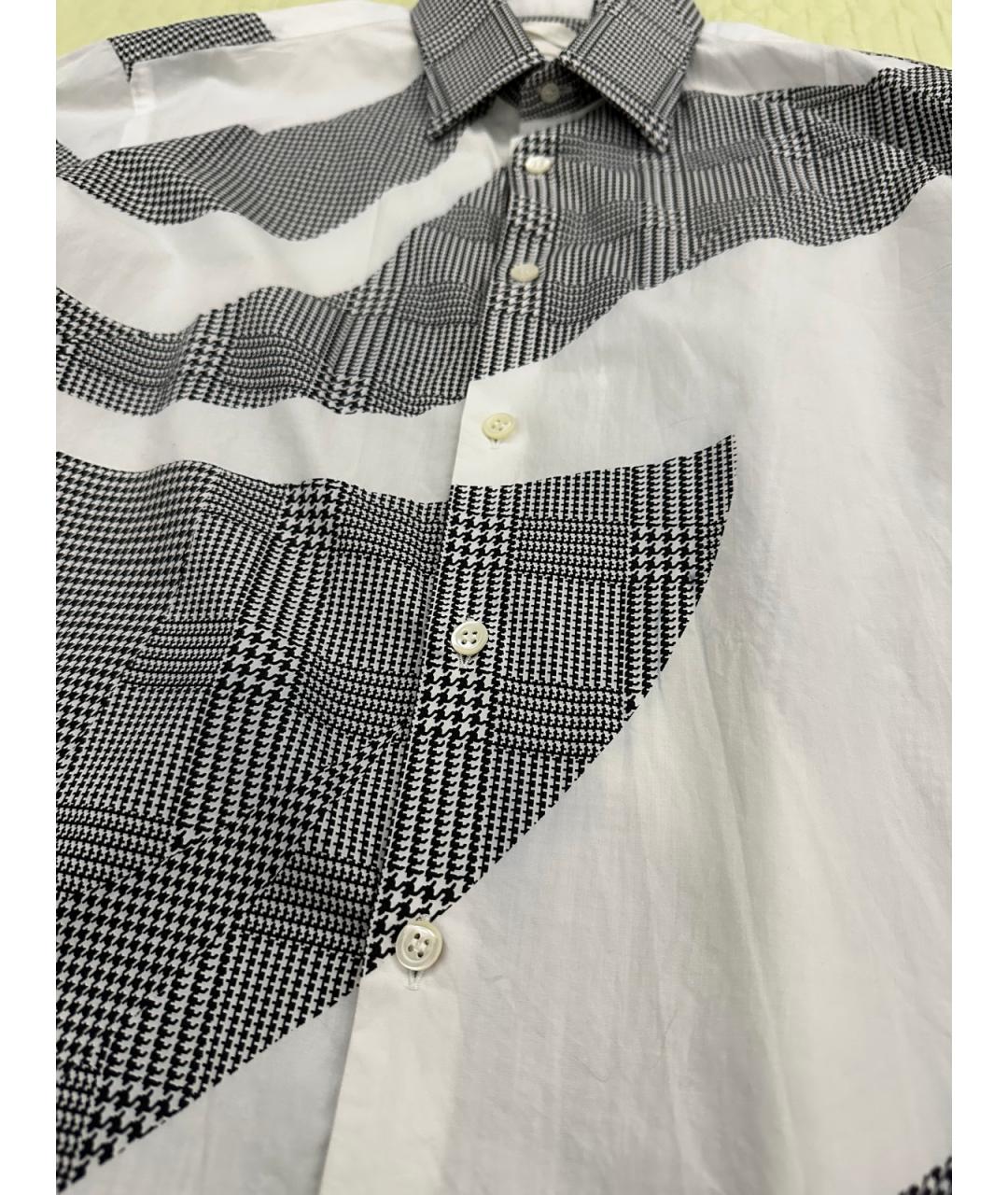 ALEXANDER MCQUEEN Серая хлопковая кэжуал рубашка, фото 5