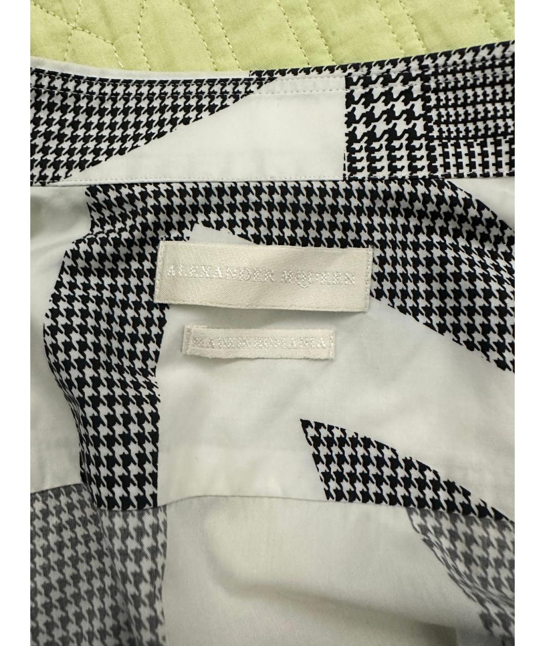 ALEXANDER MCQUEEN Серая хлопковая кэжуал рубашка, фото 8