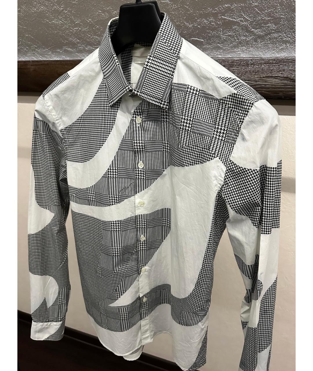 ALEXANDER MCQUEEN Серая хлопковая кэжуал рубашка, фото 6