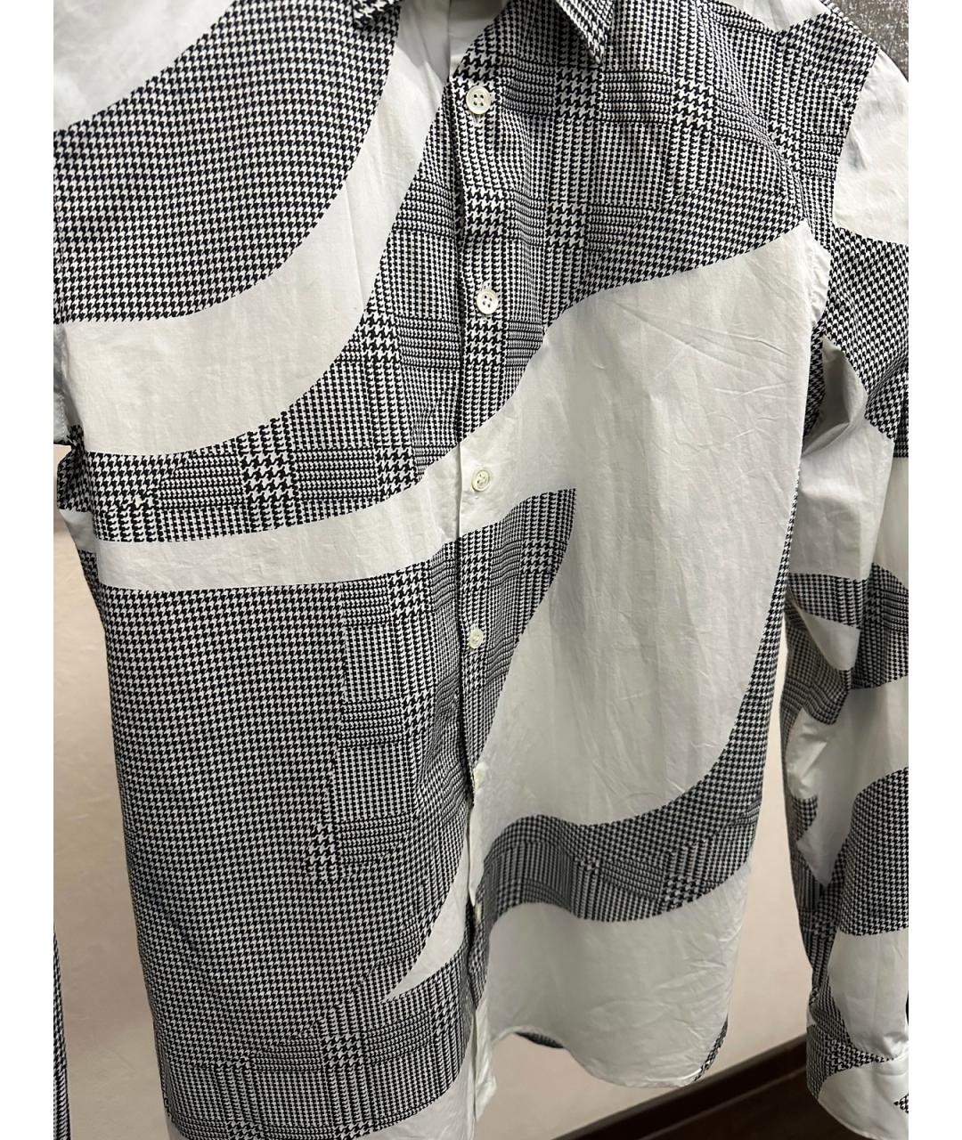 ALEXANDER MCQUEEN Серая хлопковая кэжуал рубашка, фото 7