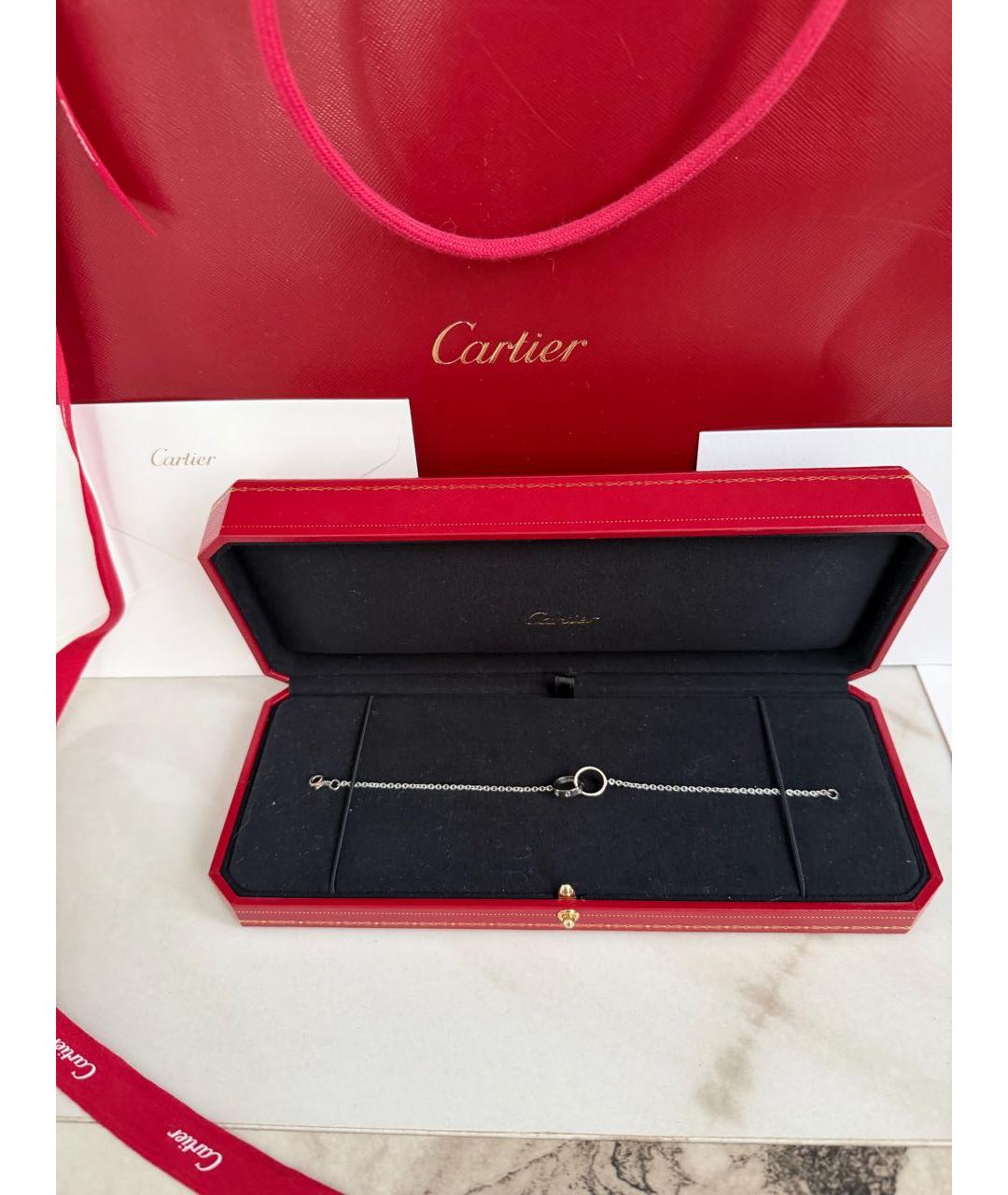 CARTIER Серебрянный браслет из белого золота, фото 4