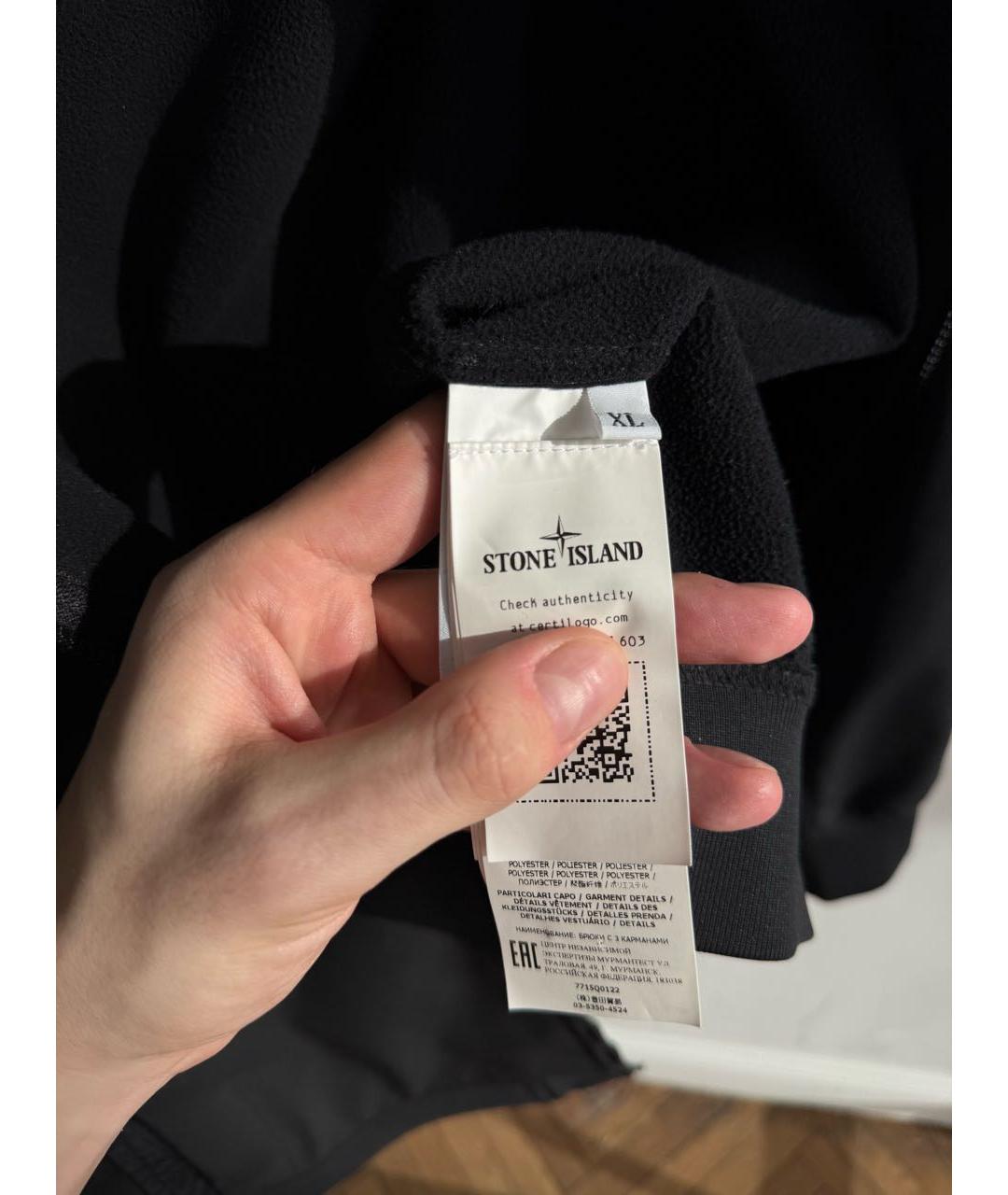 STONE ISLAND Черная куртка, фото 7