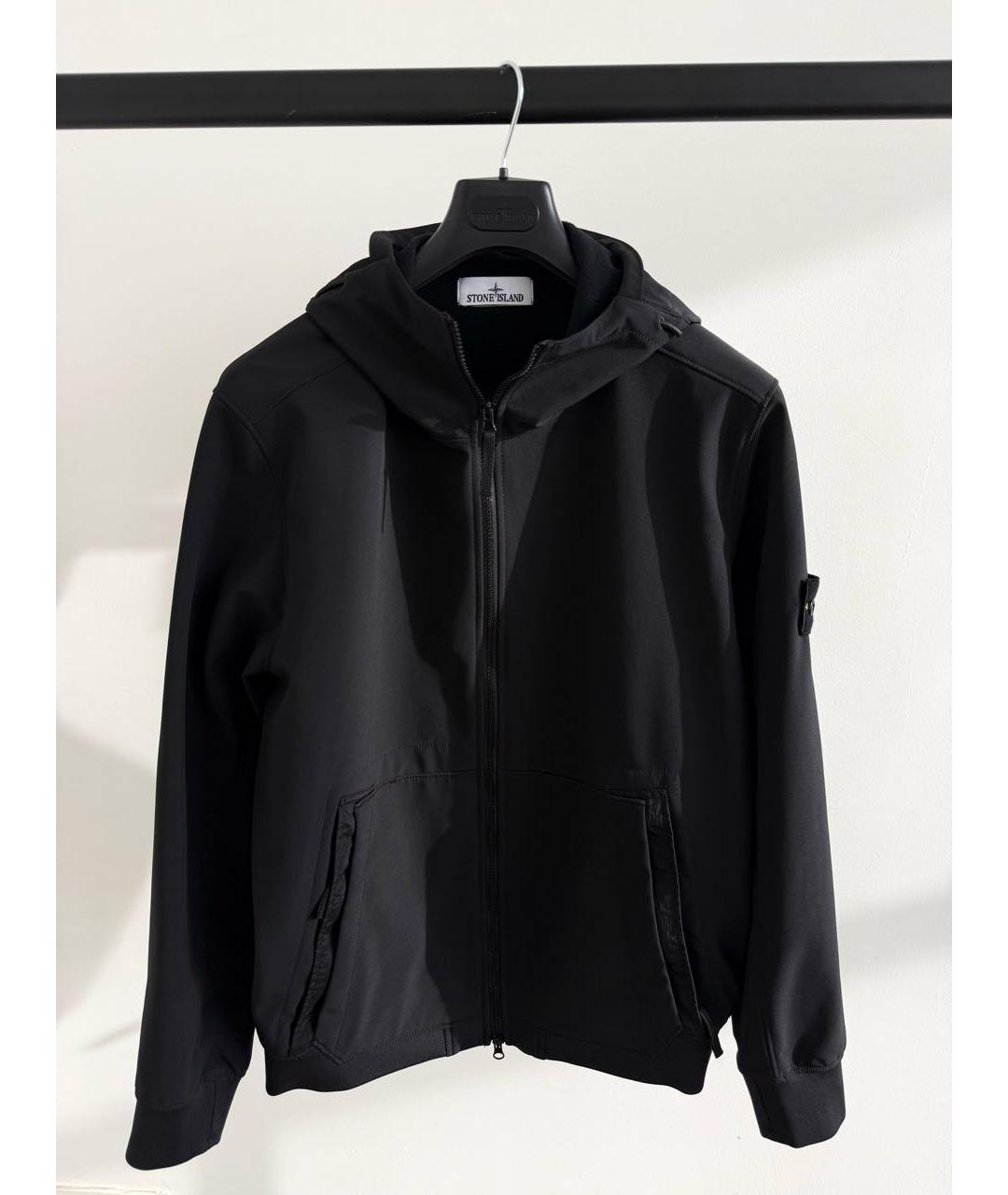 STONE ISLAND Черная куртка, фото 2