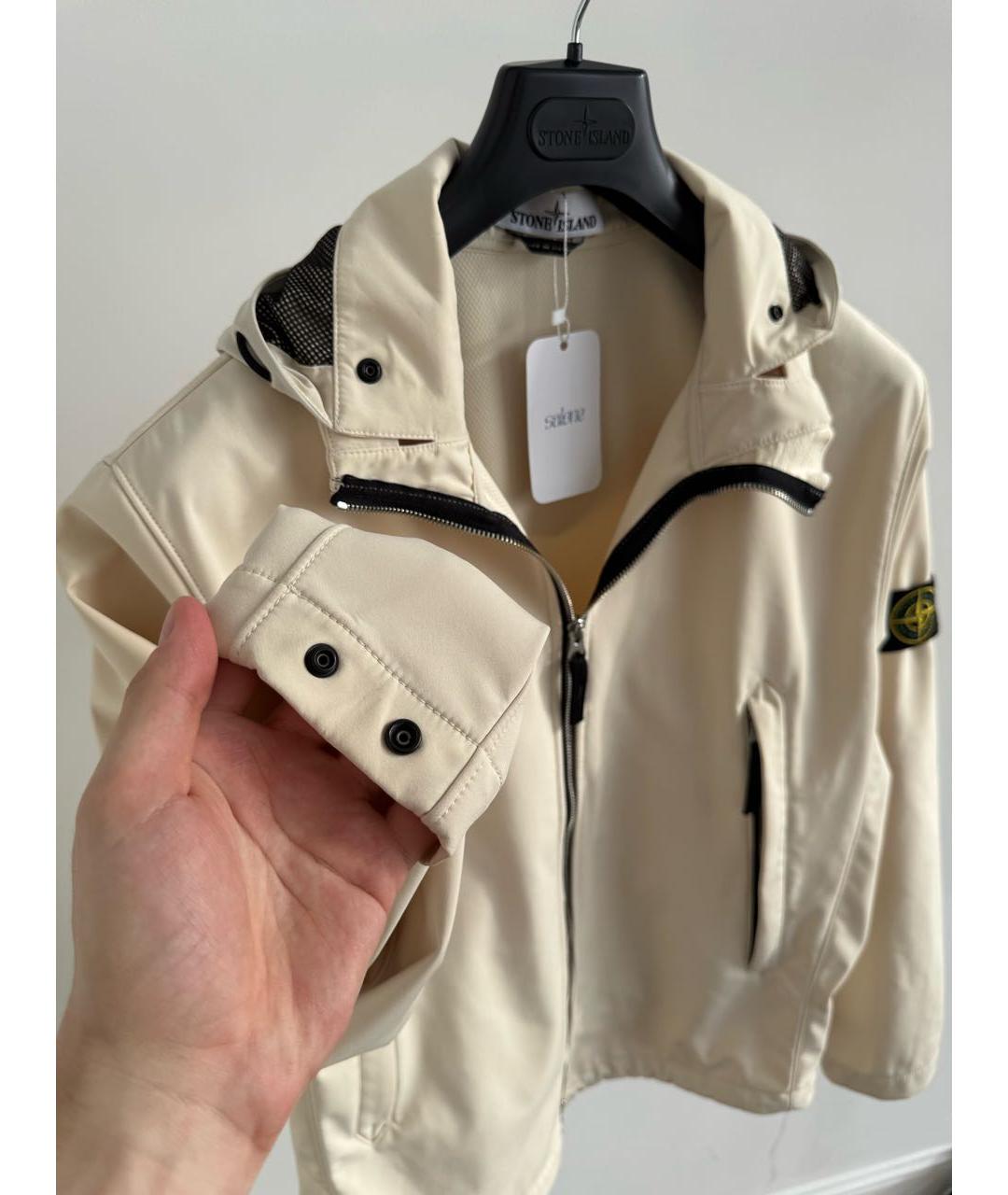 STONE ISLAND Бежевая куртка, фото 4