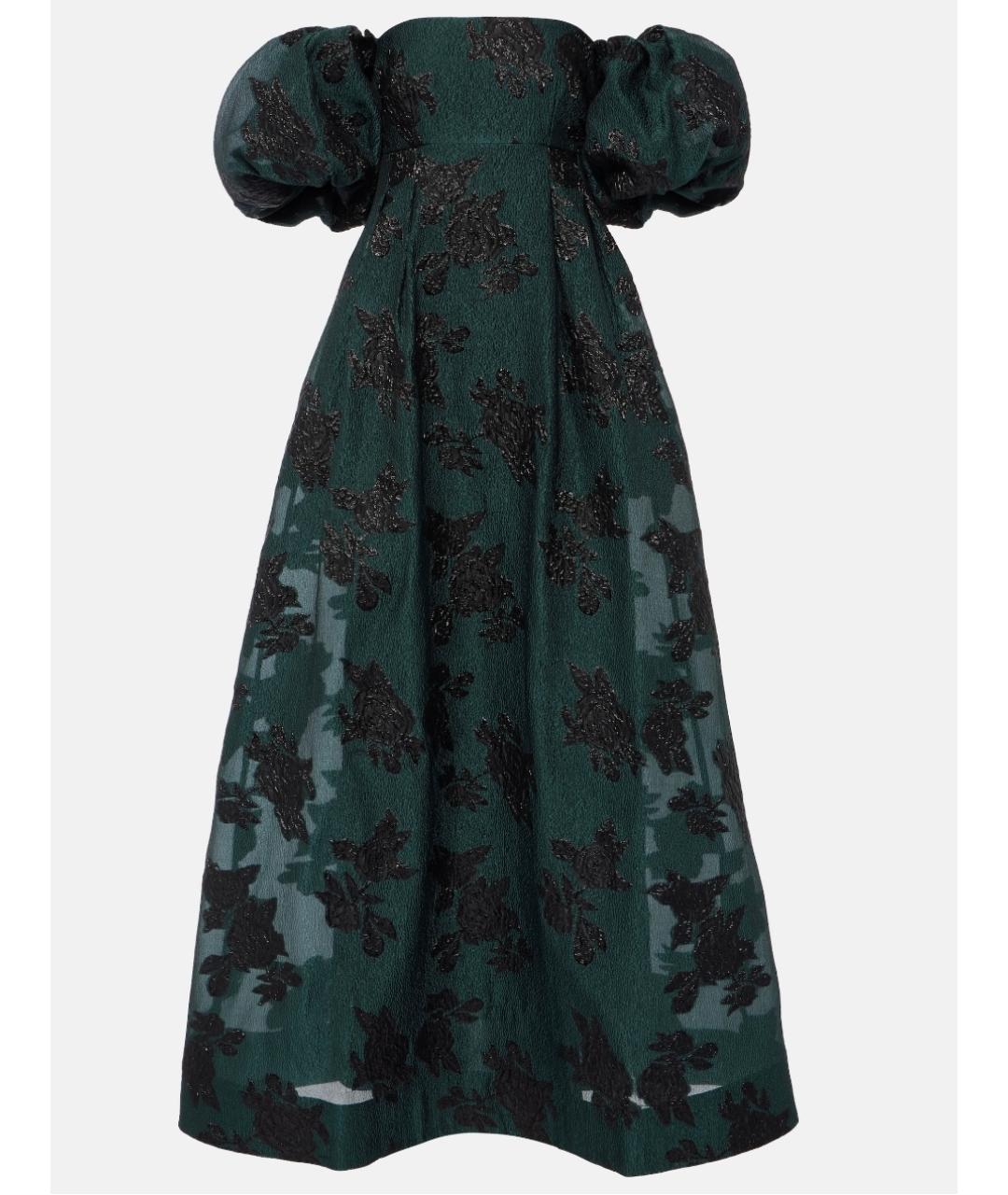 REBECCA VALLANCE Зеленые полиэстеровое вечернее платье, фото 5