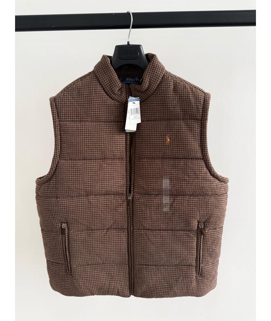 RALPH LAUREN Коричневый жилет, фото 2