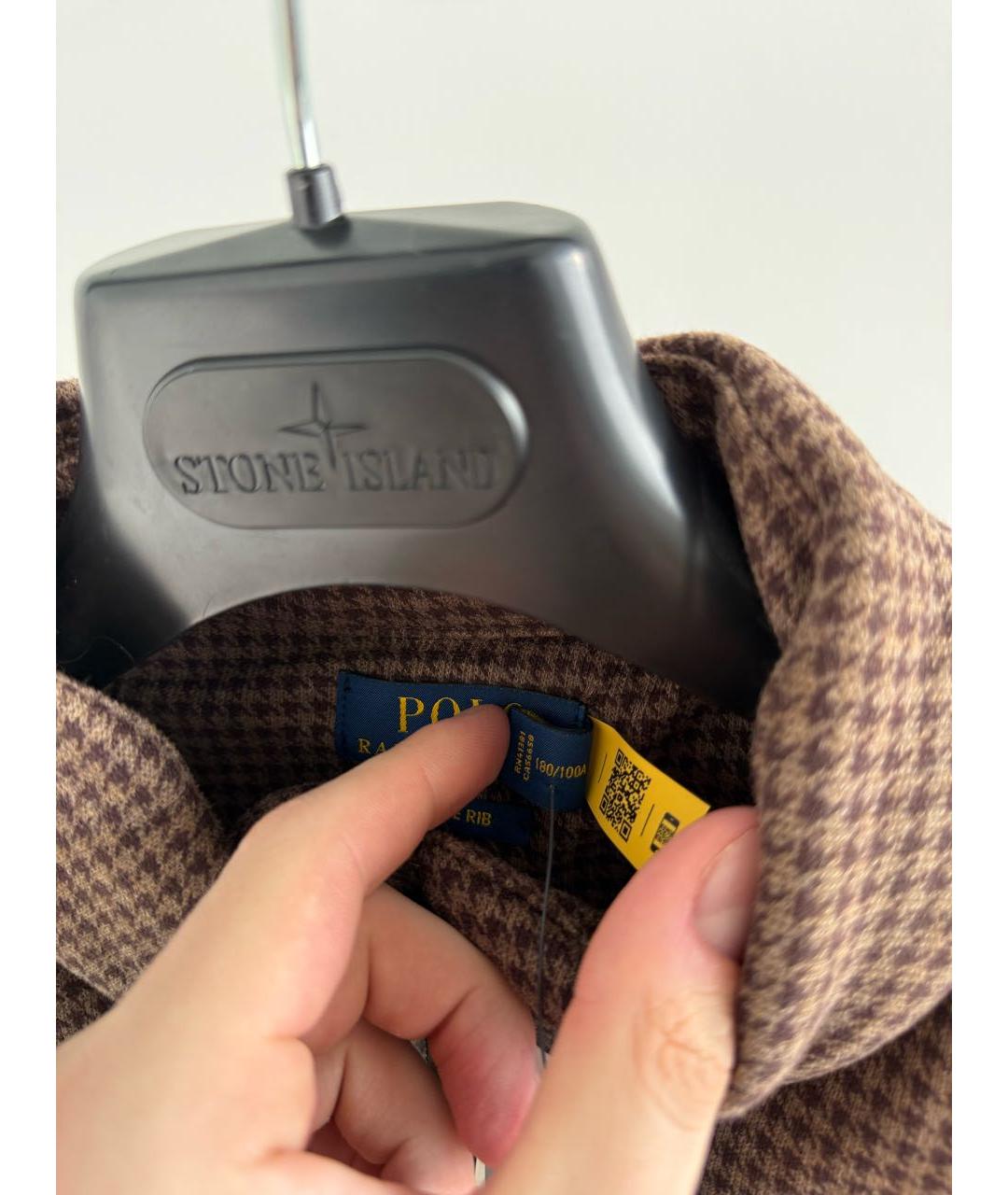 RALPH LAUREN Коричневый жилет, фото 6