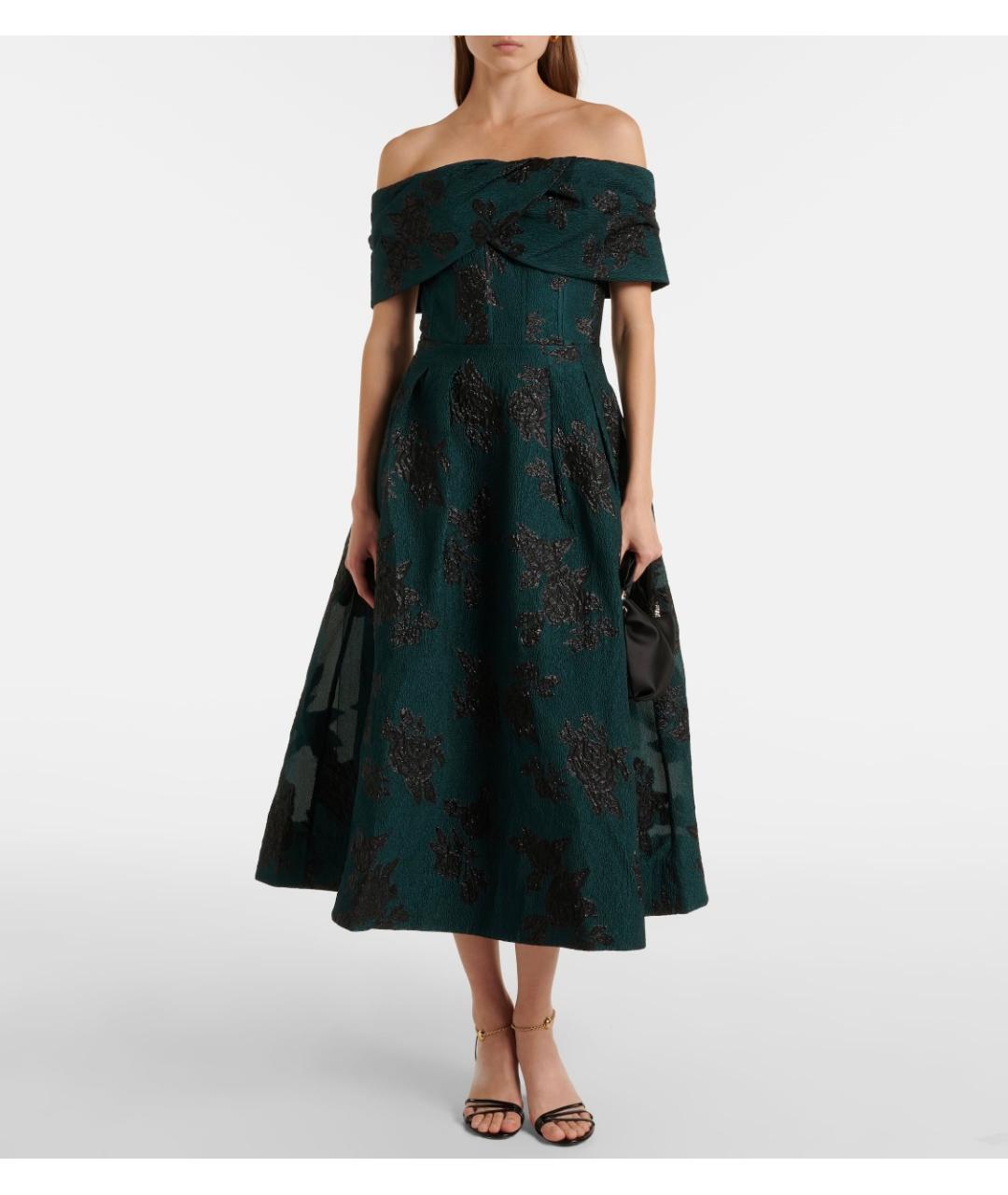 REBECCA VALLANCE Зеленые полиэстеровое вечернее платье, фото 2
