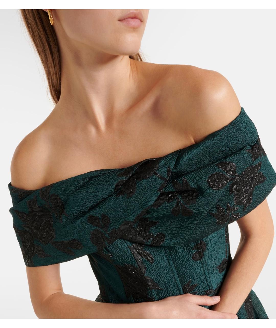 REBECCA VALLANCE Зеленые полиэстеровое вечернее платье, фото 4