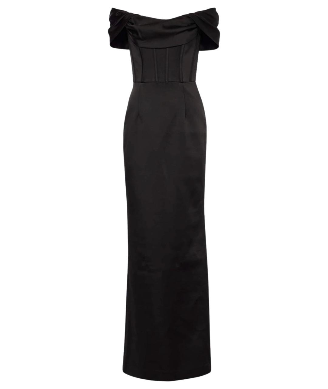 REBECCA VALLANCE Черное полиэстеровое коктейльное платье, фото 1