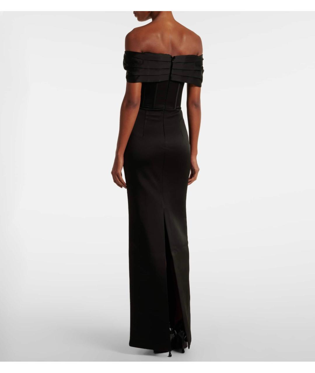 REBECCA VALLANCE Черное полиэстеровое коктейльное платье, фото 3