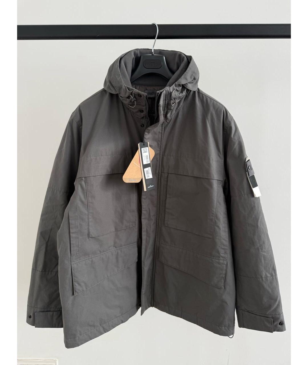 STONE ISLAND Антрацитовая куртка, фото 2