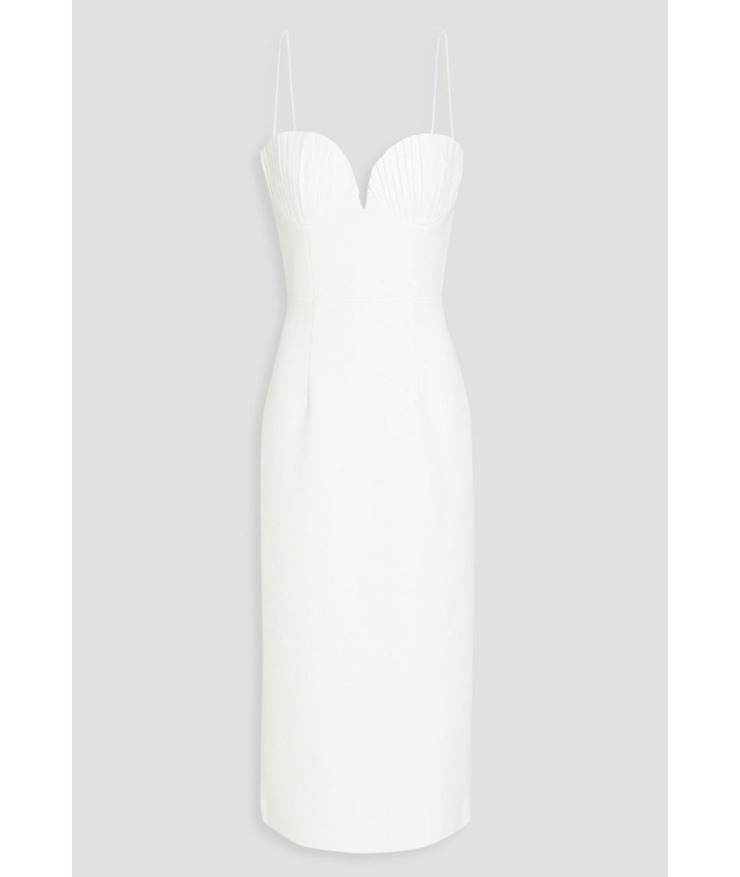 REBECCA VALLANCE Белое полиэстеровое коктейльное платье, фото 7