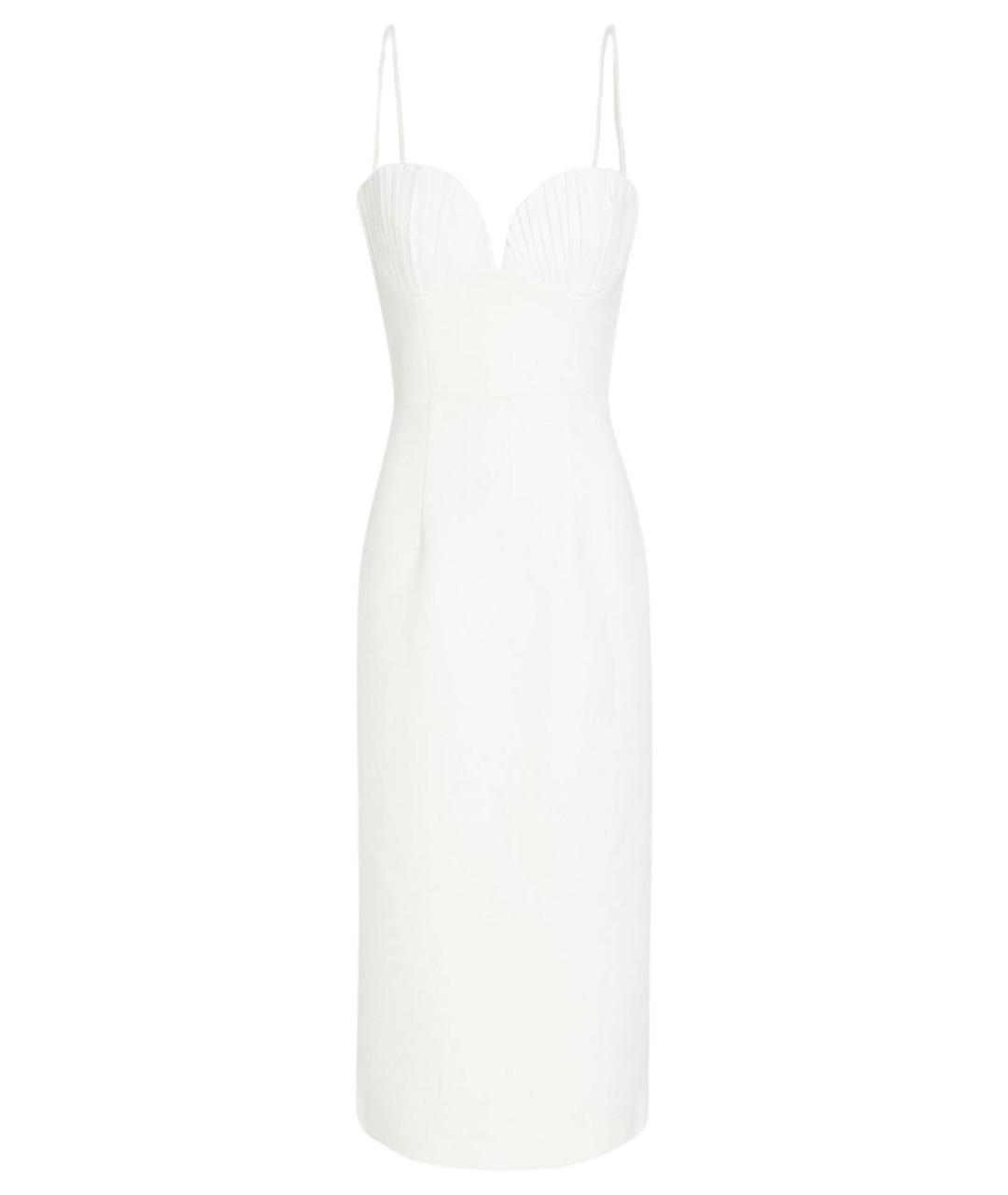 REBECCA VALLANCE Белое полиэстеровое коктейльное платье, фото 1