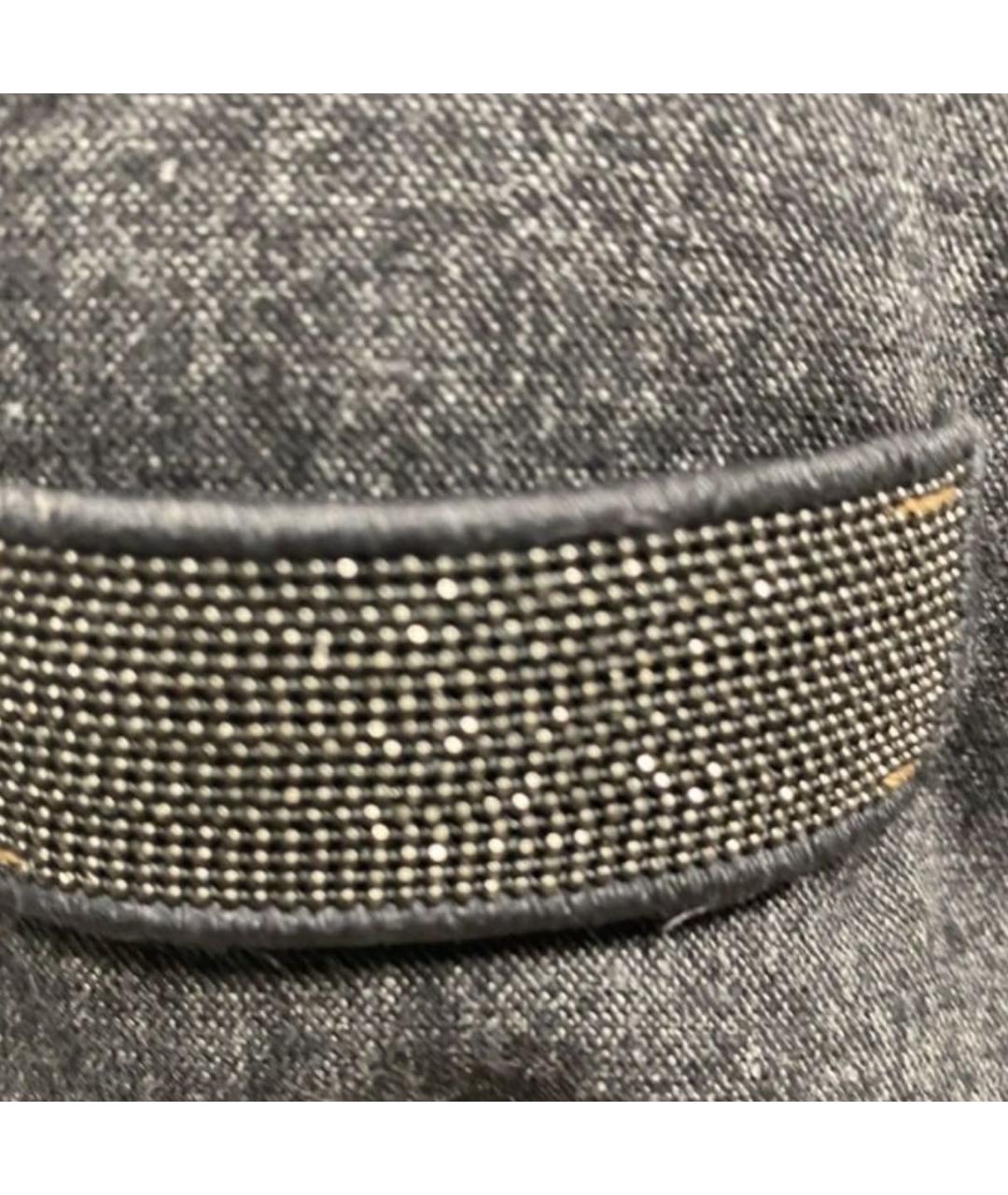 BRUNELLO CUCINELLI Серый кашемировый пуховик, фото 5