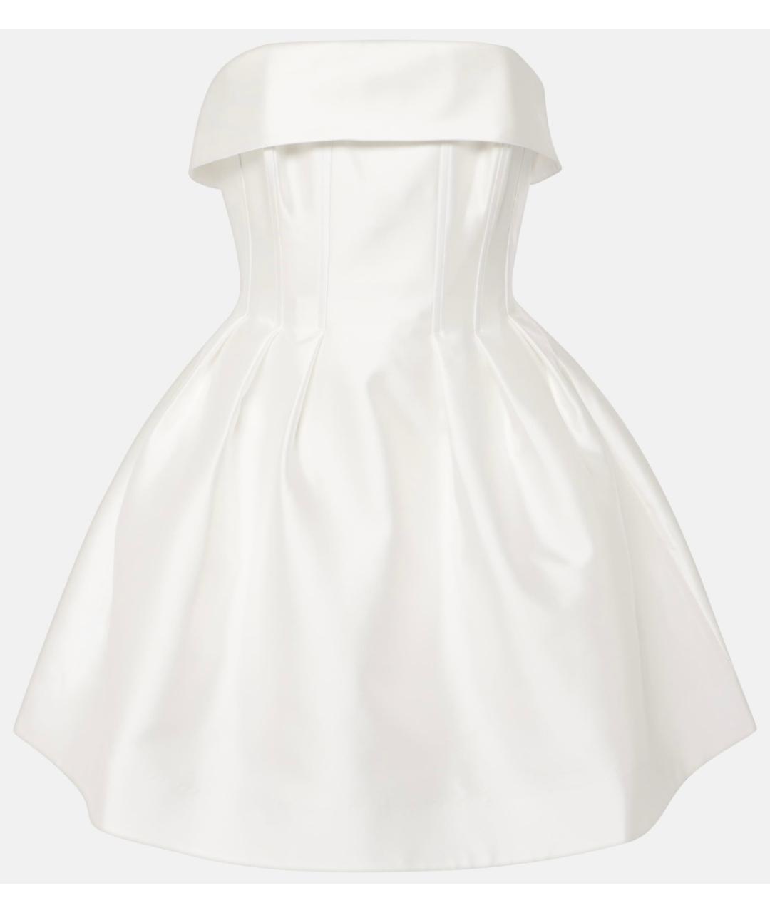 REBECCA VALLANCE Белое полиэстеровое вечернее платье, фото 10