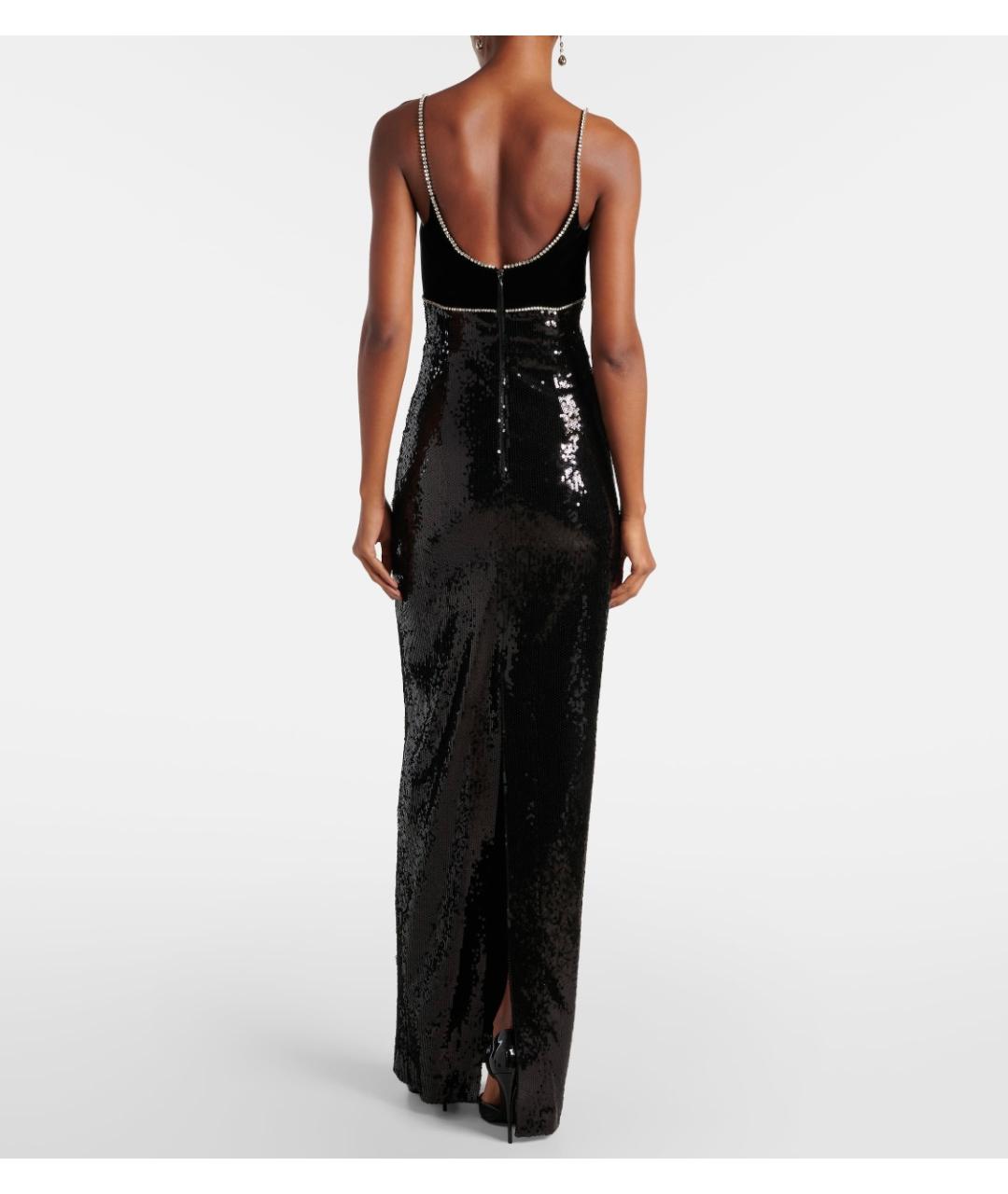REBECCA VALLANCE Черное полиэстеровое вечернее платье, фото 3