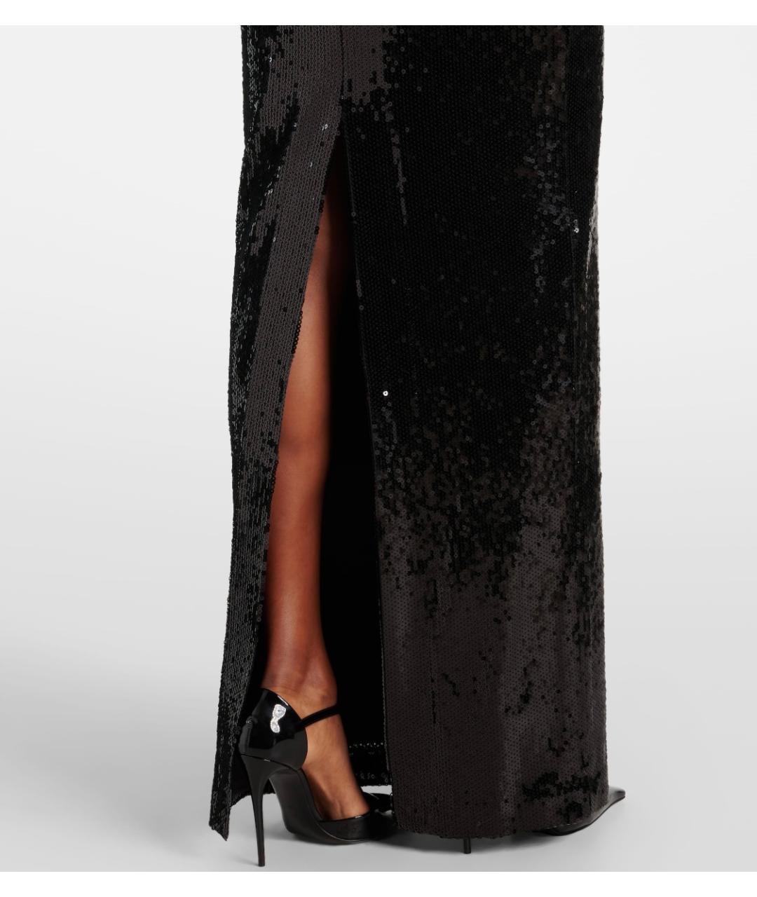 REBECCA VALLANCE Черное полиэстеровое вечернее платье, фото 6