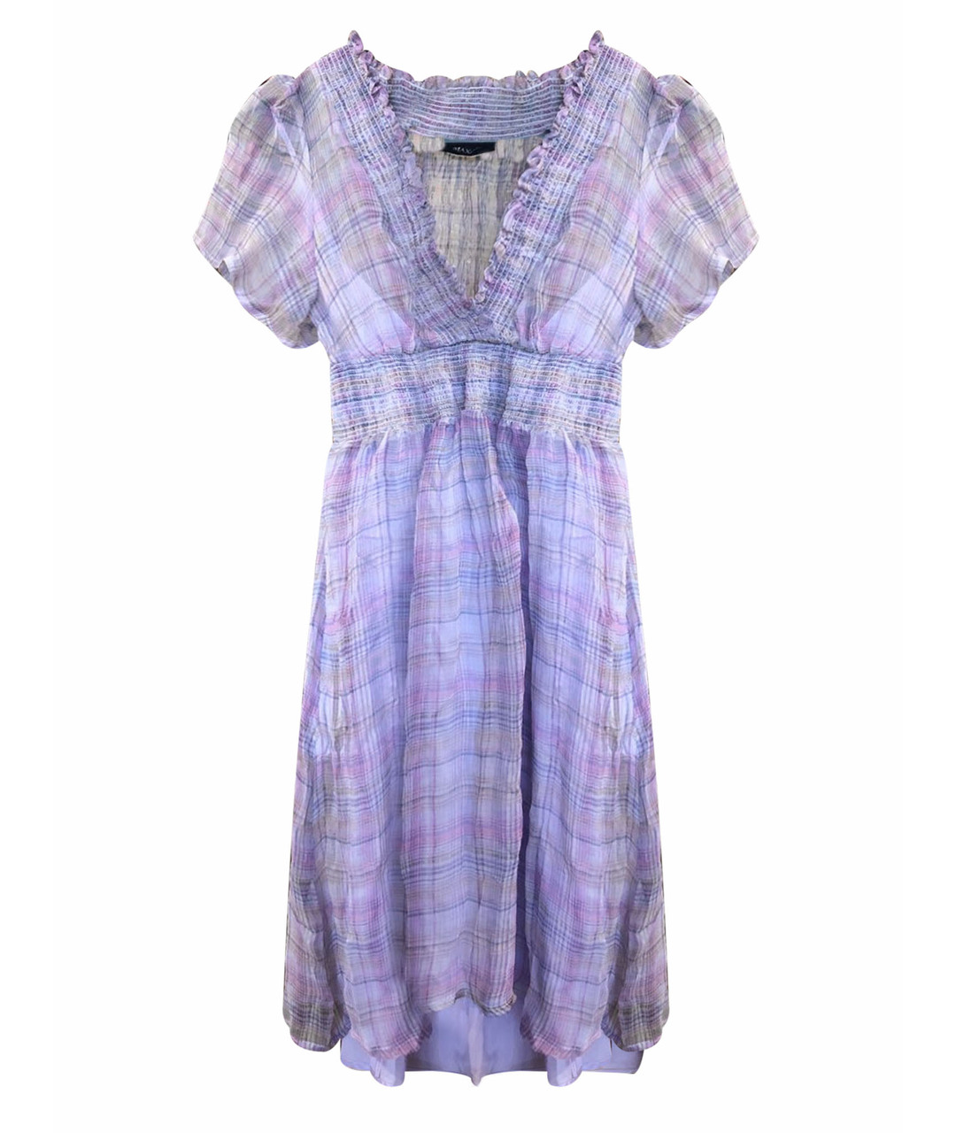 MAX&CO Фиолетовое шифоновое платье, фото 1