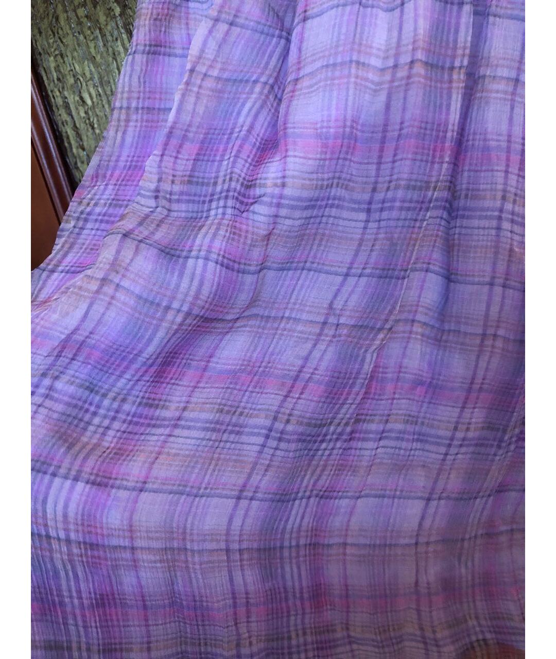 MAX&CO Фиолетовое шифоновое платье, фото 4
