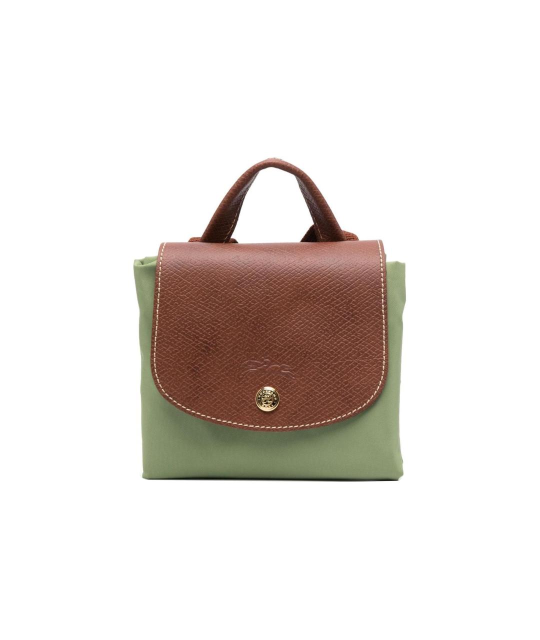 LONGCHAMP Зеленый рюкзак, фото 3