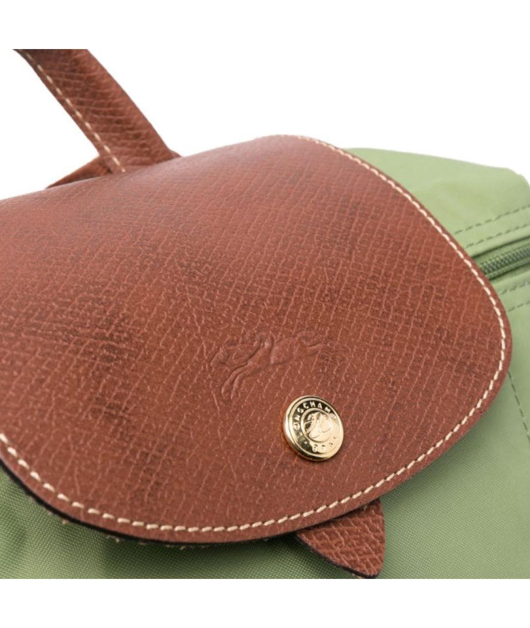 LONGCHAMP Зеленый рюкзак, фото 4