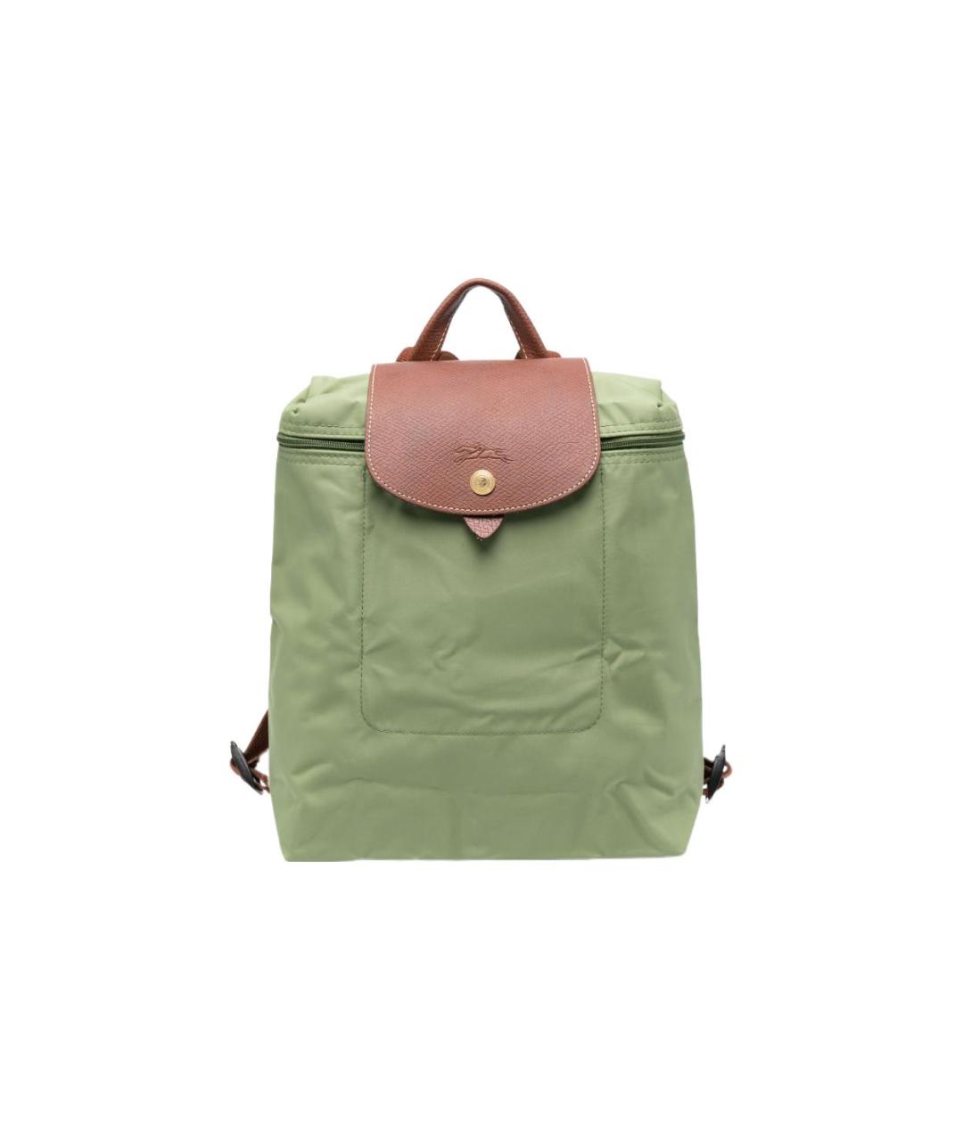 LONGCHAMP Зеленый рюкзак, фото 1