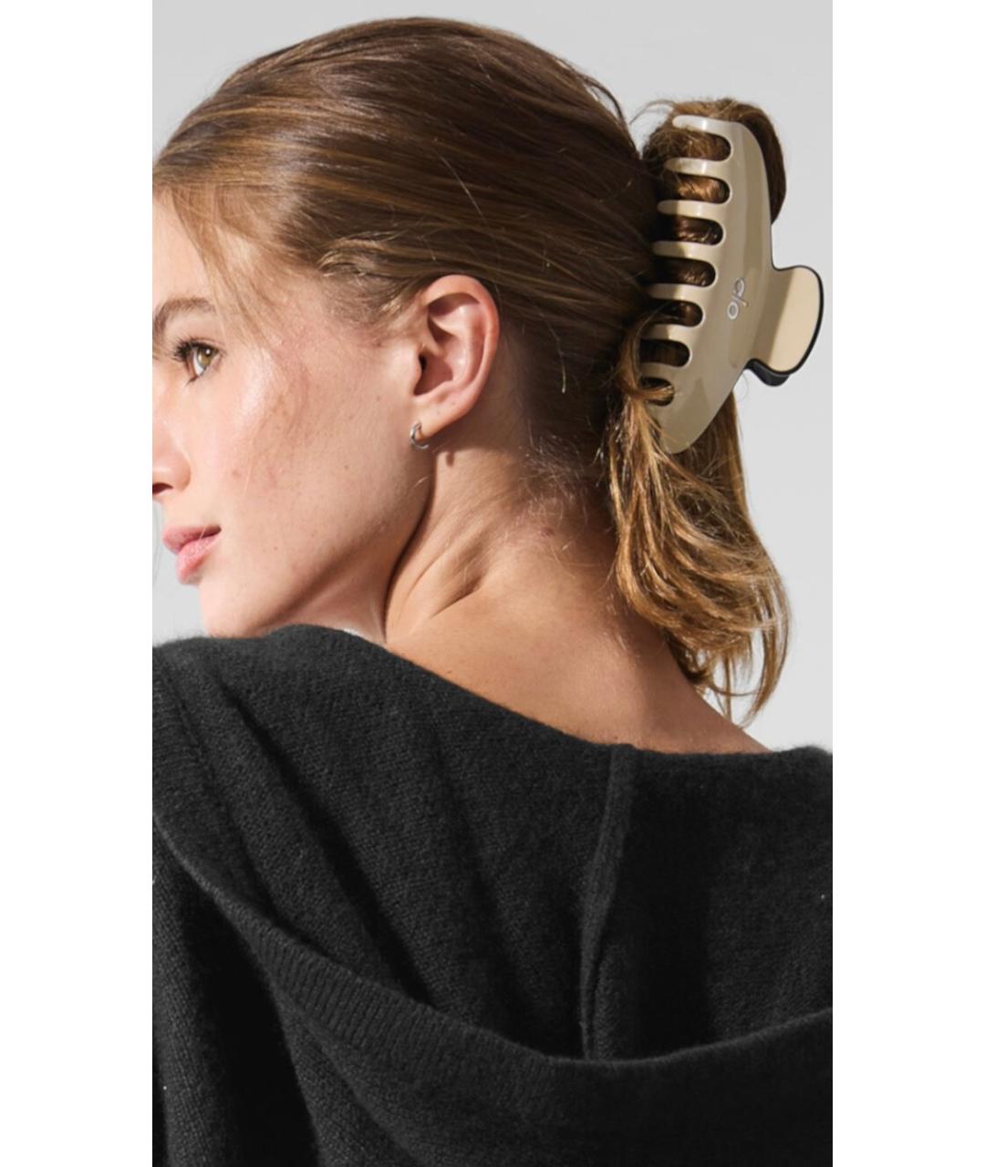 ALO YOGA Бежевая заколка, фото 2