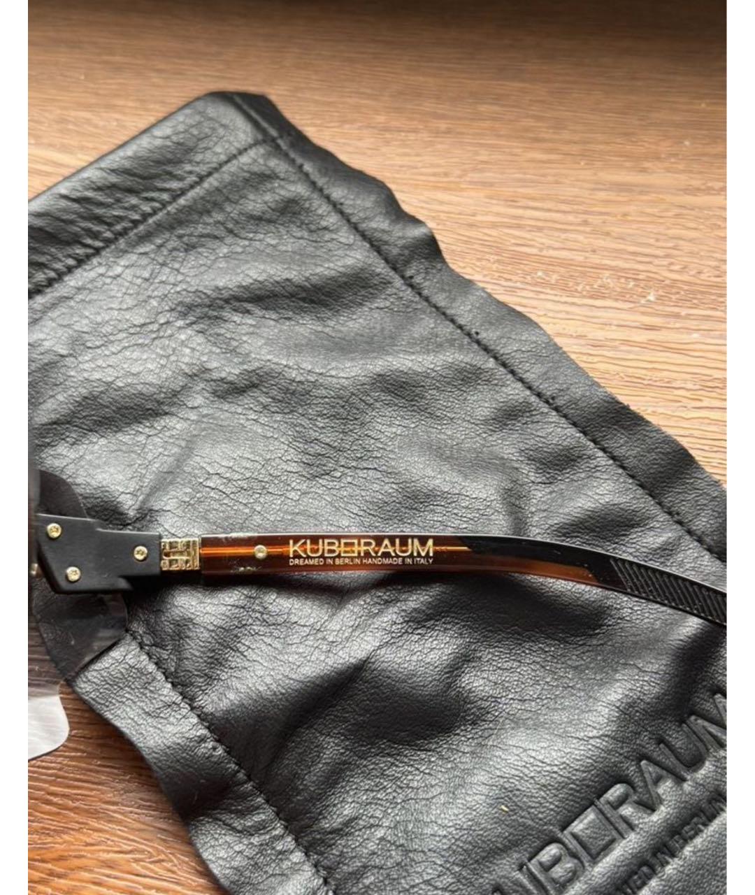 KUBORAUM Коричневые пластиковые солнцезащитные очки, фото 3