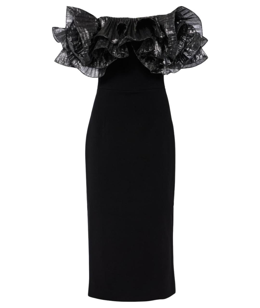 REBECCA VALLANCE Черное полиэстеровое коктейльное платье, фото 1