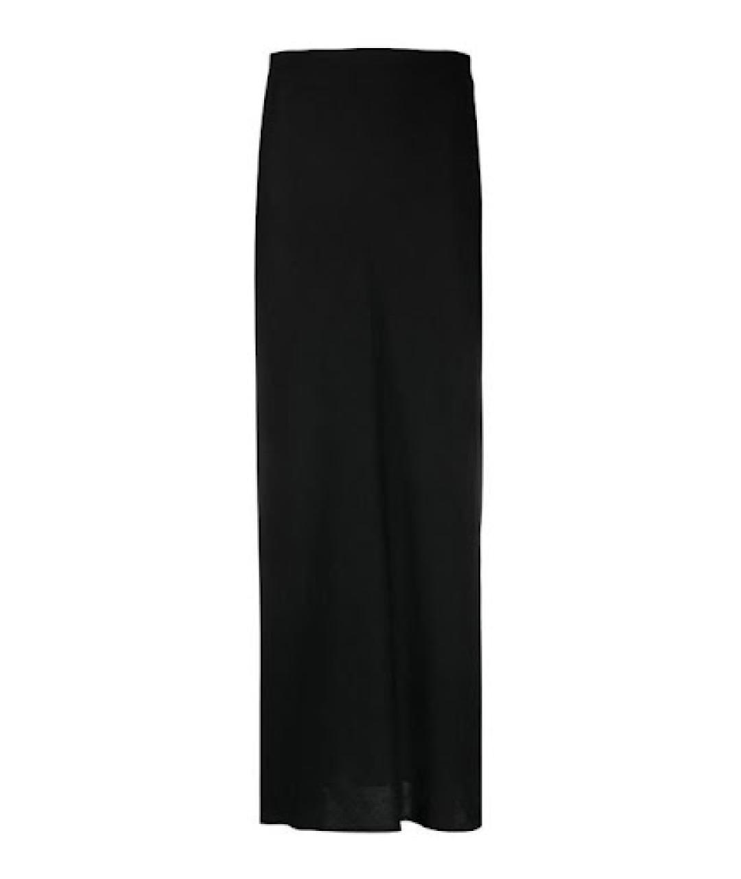 BRUNELLO CUCINELLI Черная вискозная юбка миди, фото 1