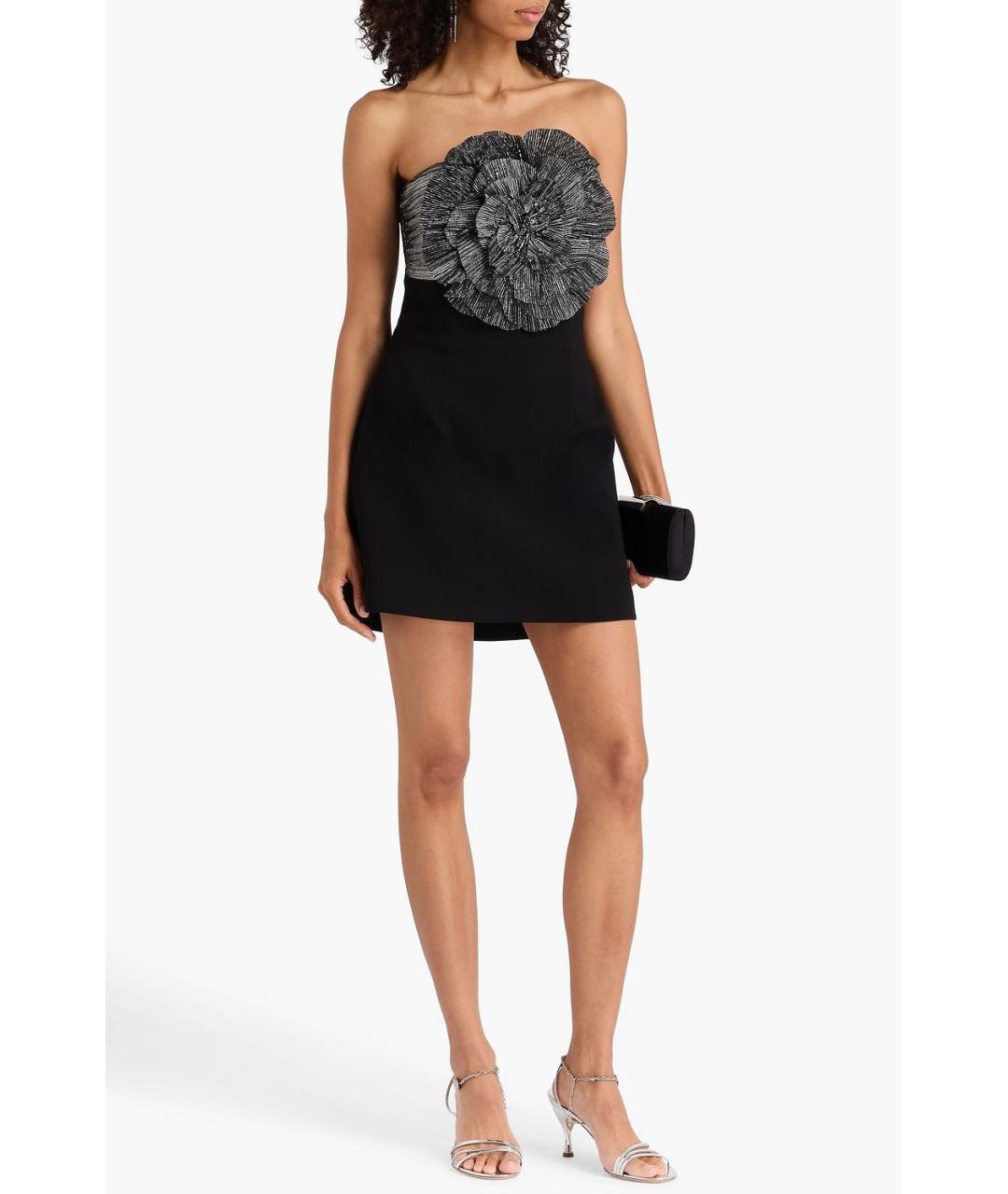 REBECCA VALLANCE Черное полиэстеровое коктейльное платье, фото 2