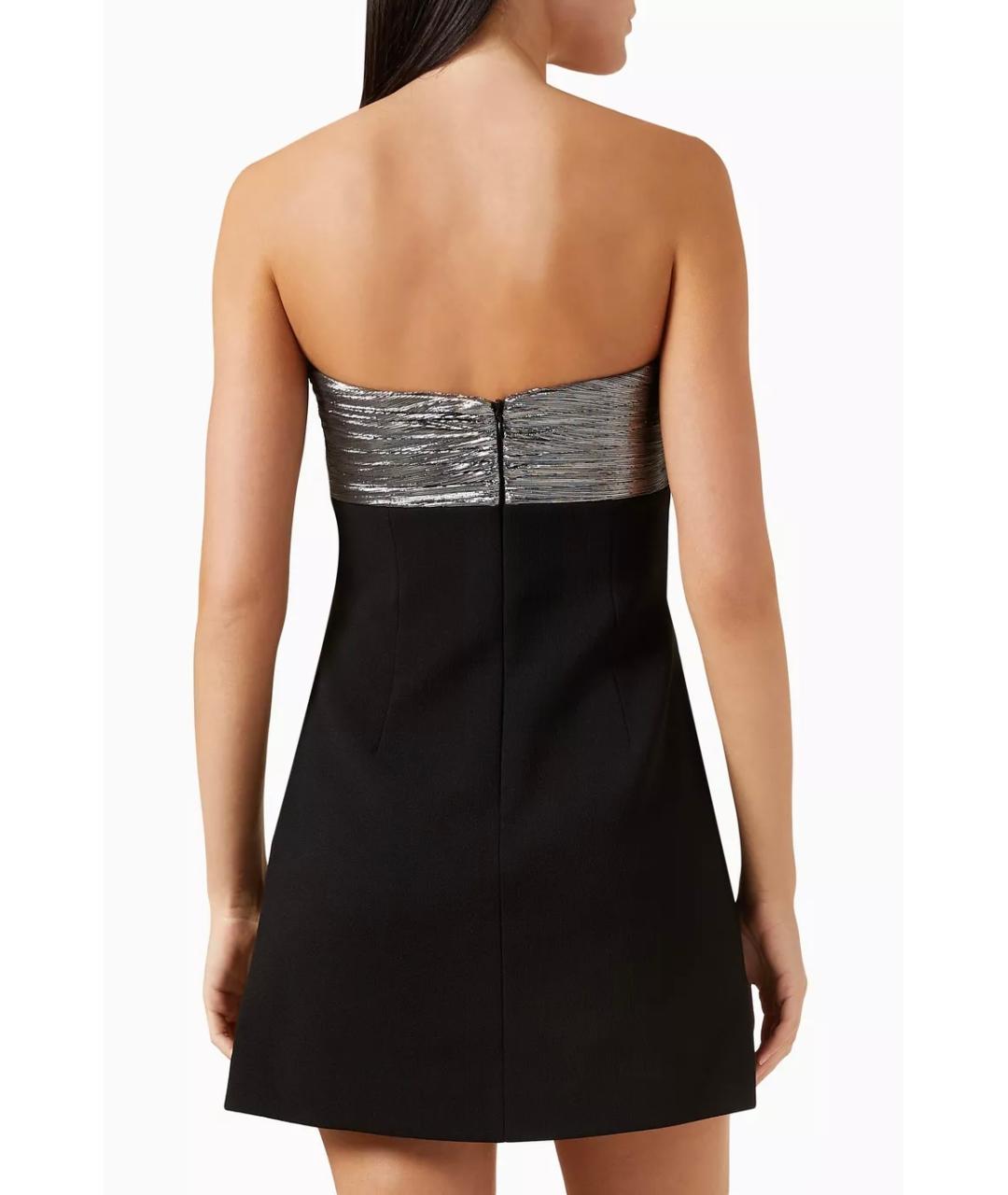 REBECCA VALLANCE Черное полиэстеровое коктейльное платье, фото 6