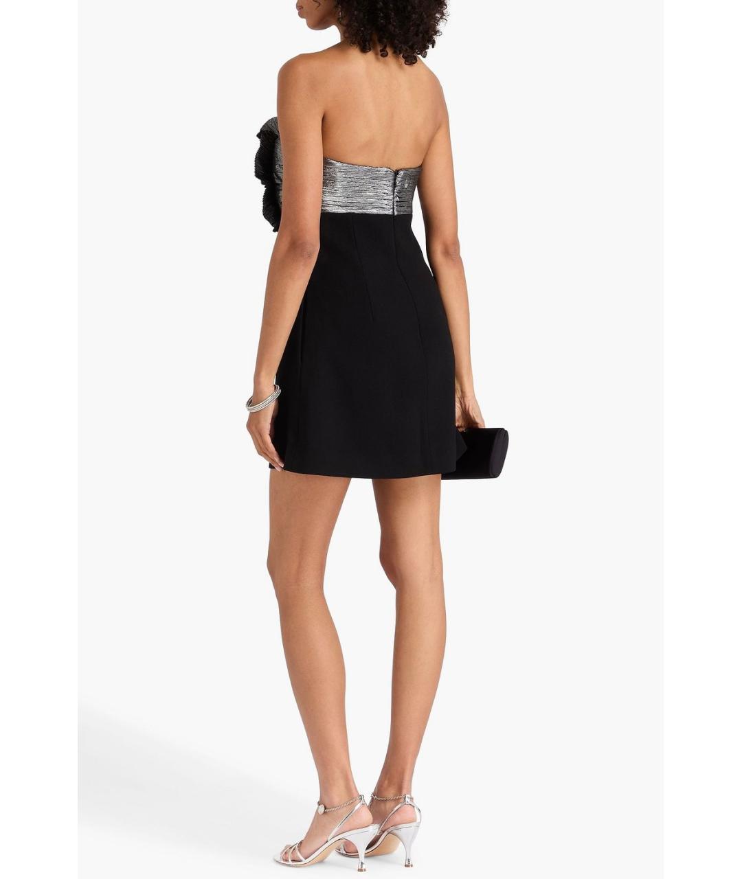 REBECCA VALLANCE Черное полиэстеровое коктейльное платье, фото 3