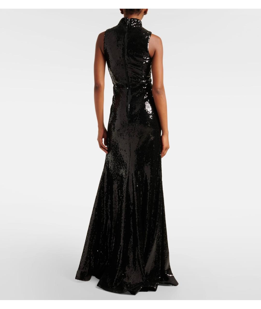 REBECCA VALLANCE Черное полиэстеровое вечернее платье, фото 3