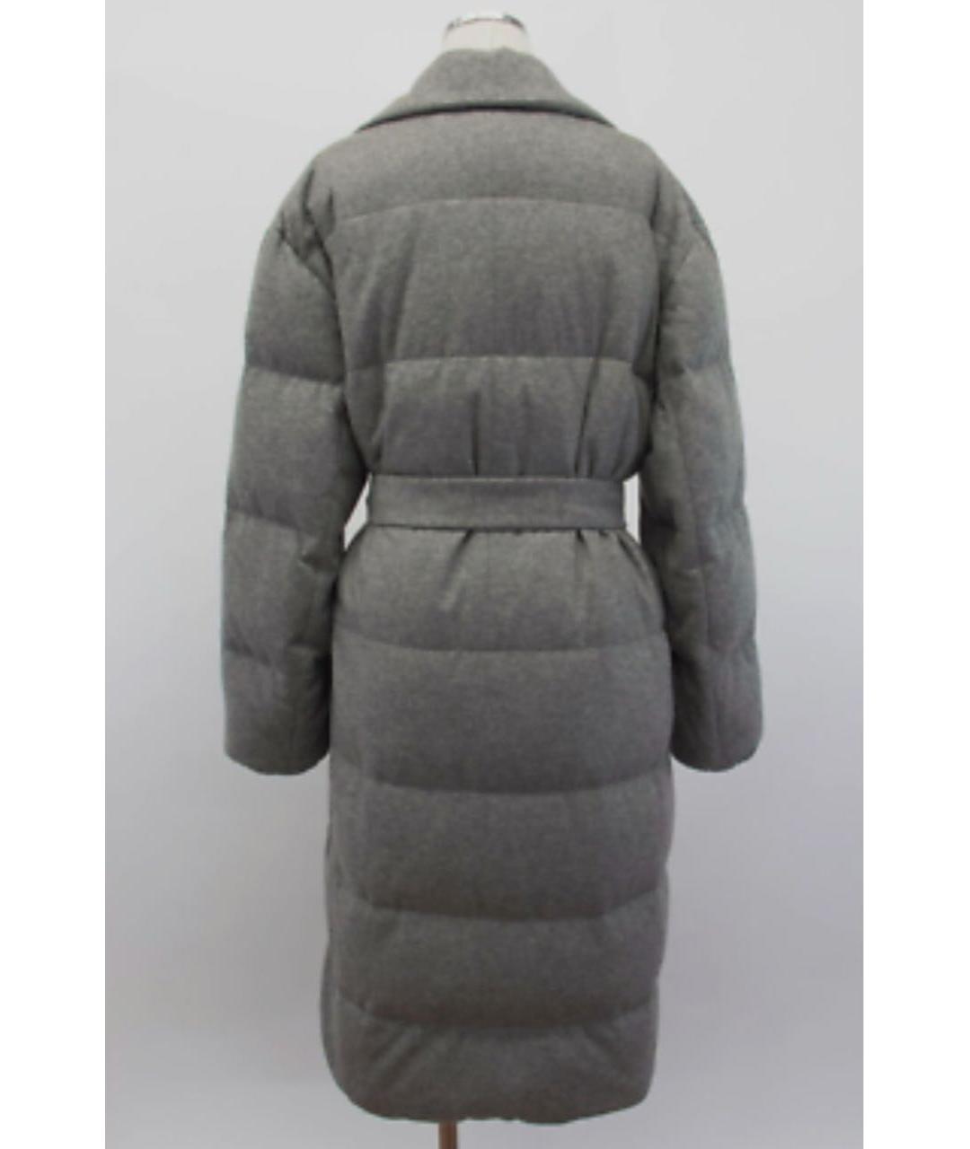 BRUNELLO CUCINELLI Серый кашемировый пуховик, фото 2
