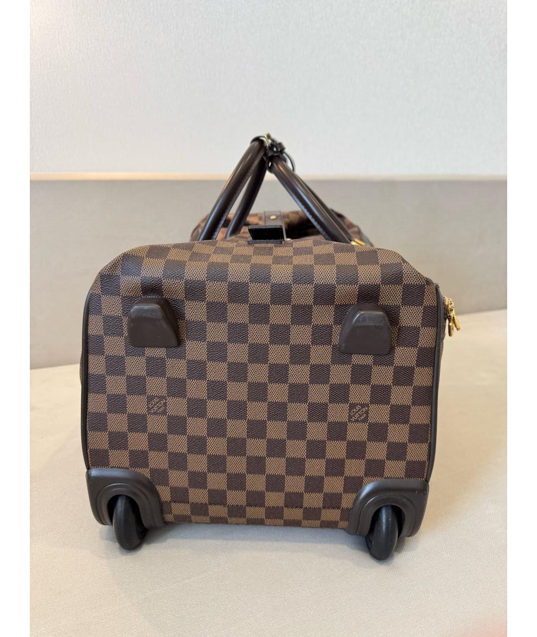 LOUIS VUITTON Коричневая дорожная/спортивная сумка из искусственной кожи, фото 6