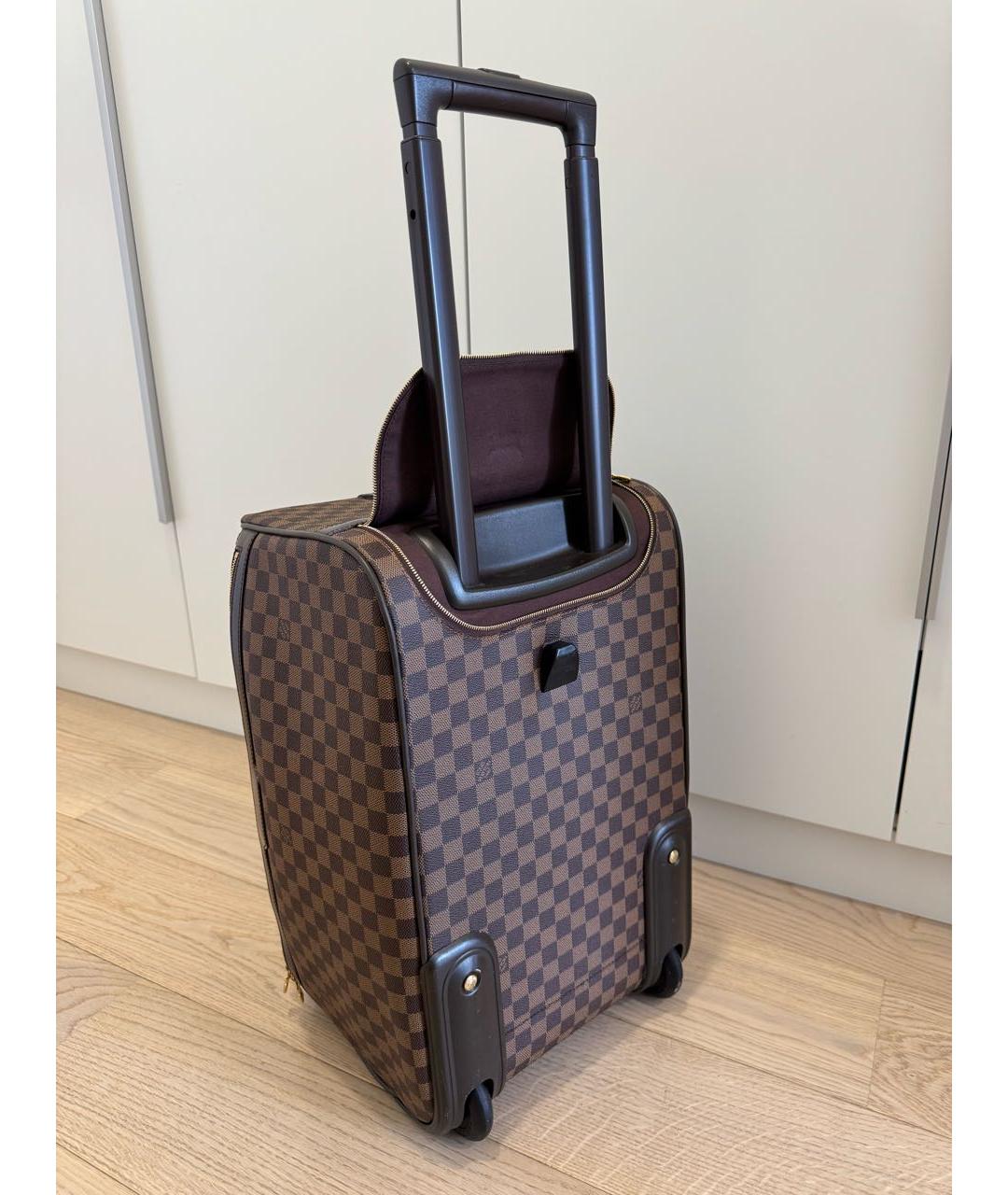 LOUIS VUITTON Коричневая дорожная/спортивная сумка из искусственной кожи, фото 5