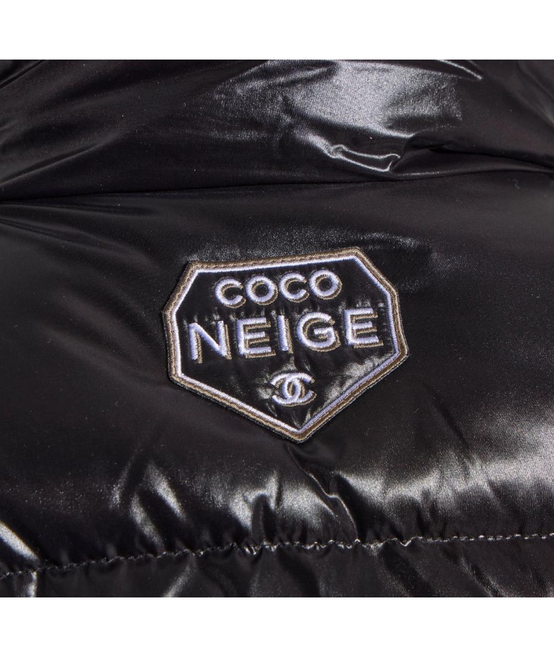 CHANEL Черный пуховик, фото 4