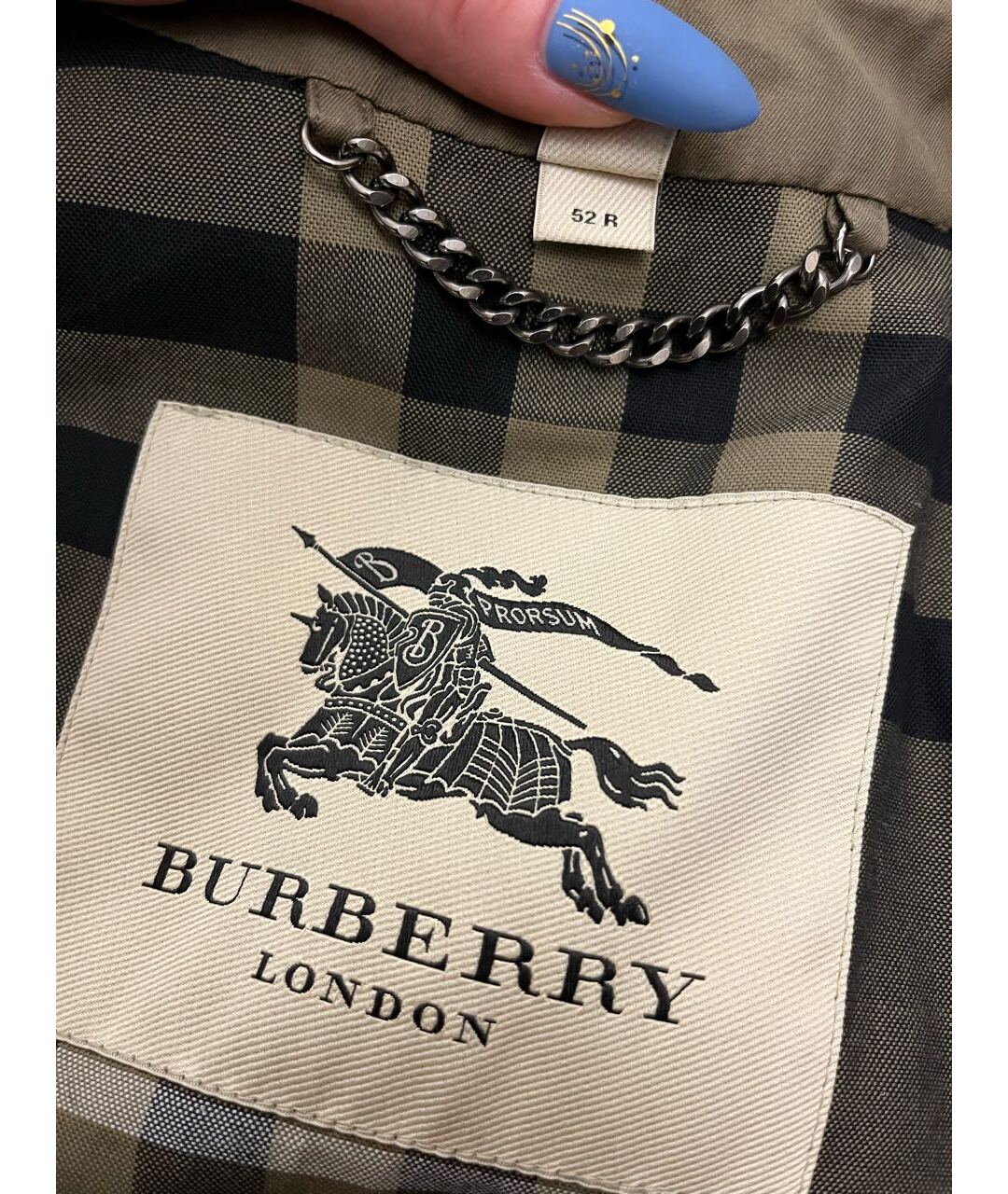 BURBERRY Хаки куртка, фото 3