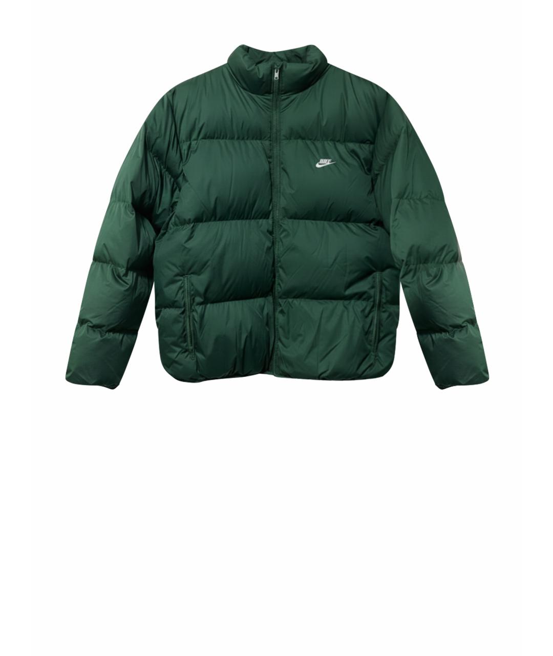 NIKE Зеленая полиэстеровая куртка, фото 10
